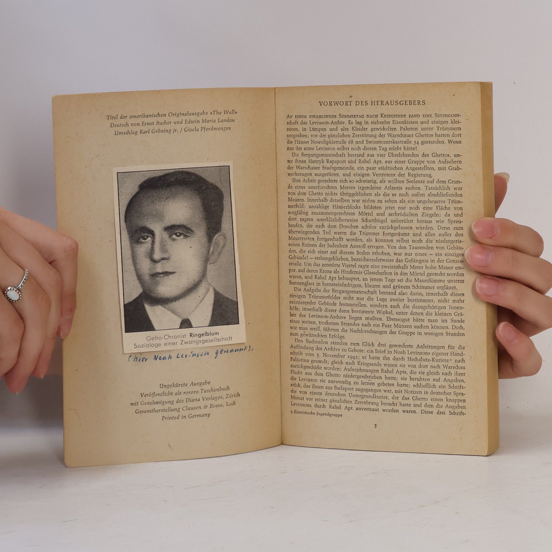 John Hersey Der Wall