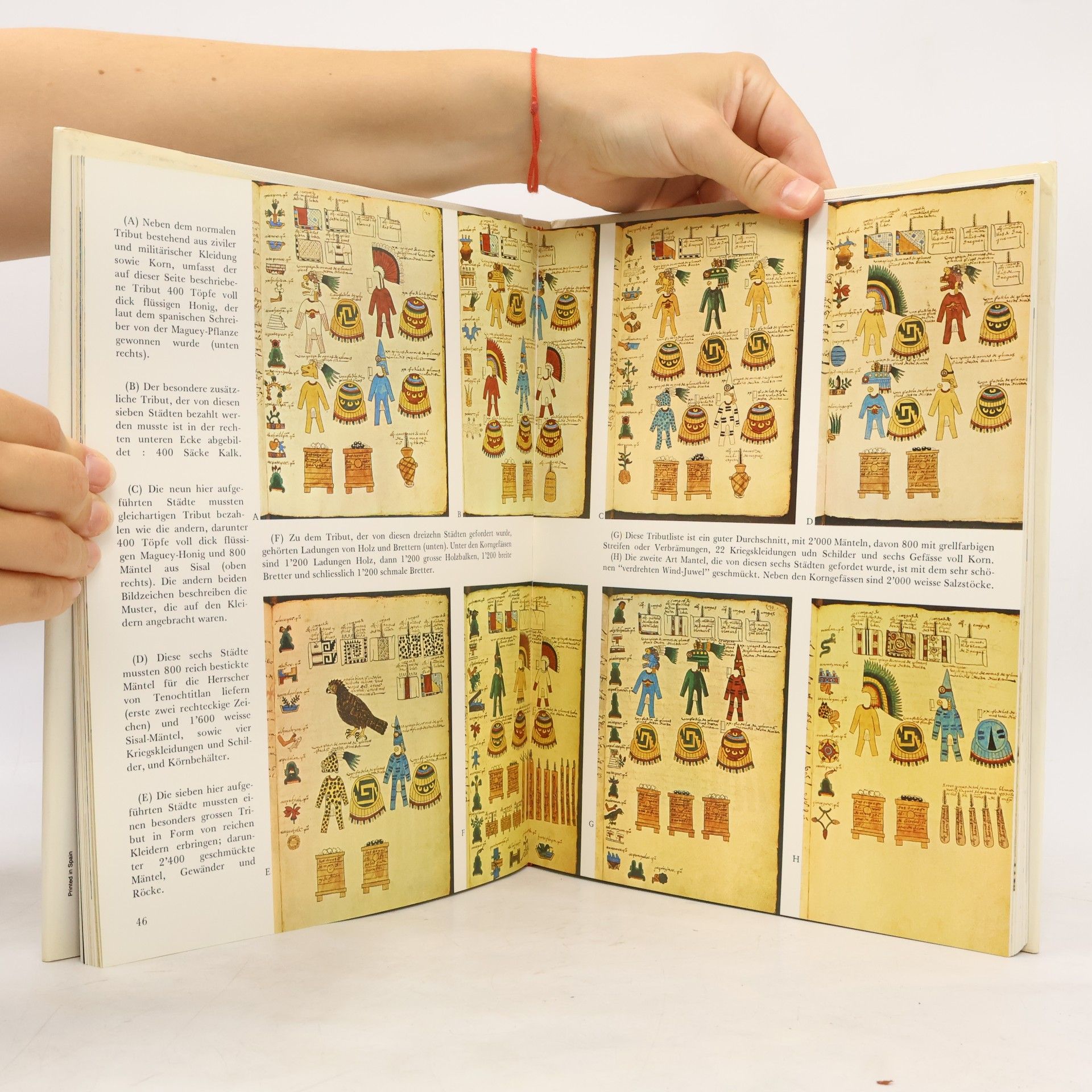 Kurt Ross Codex Mendoza. Aztekische Handschrift