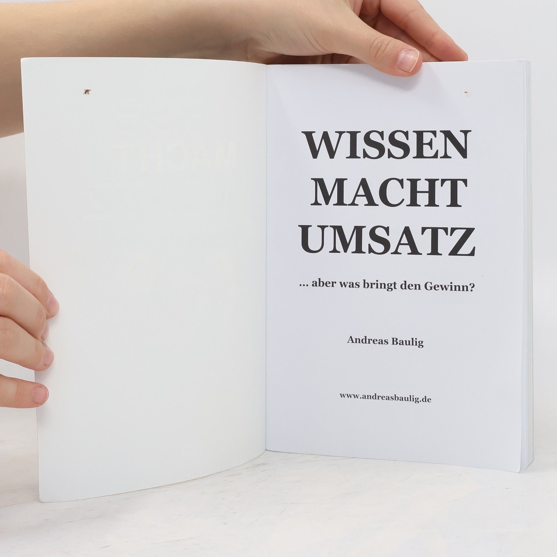 Andreas Baulig Wissen Macht Umsatz