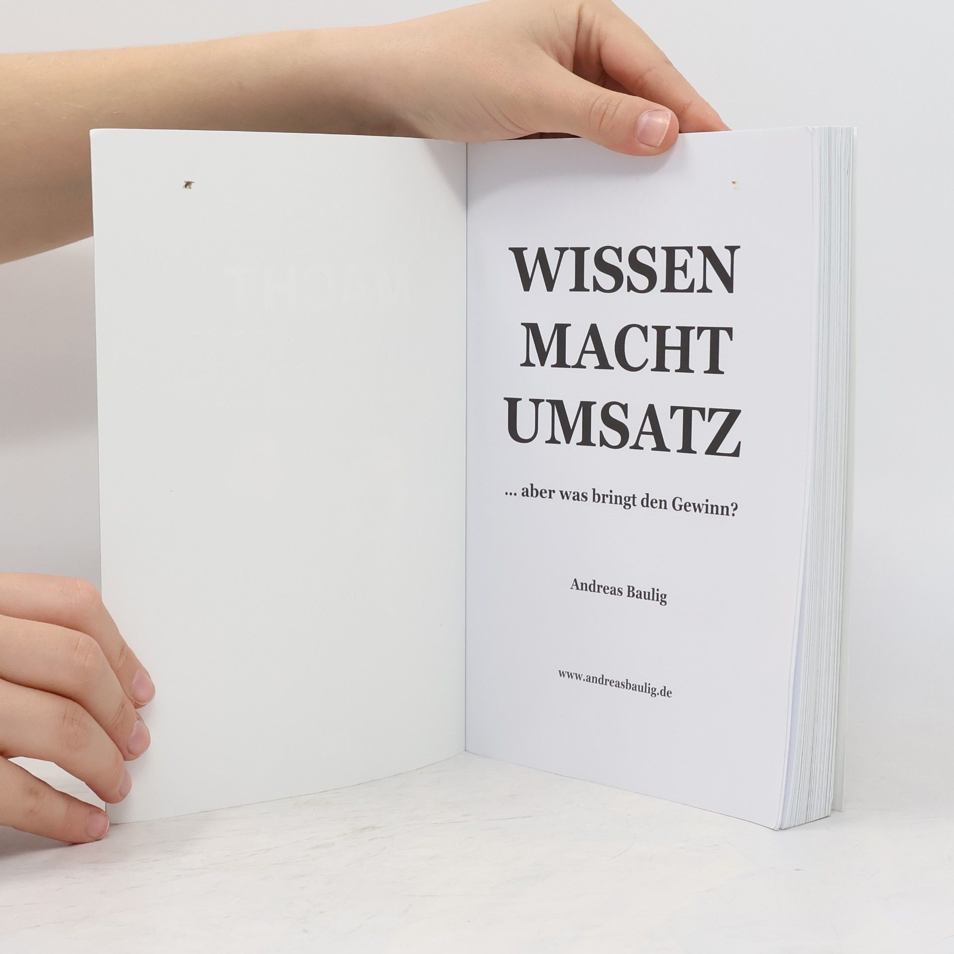 Andreas Baulig Wissen Macht Umsatz