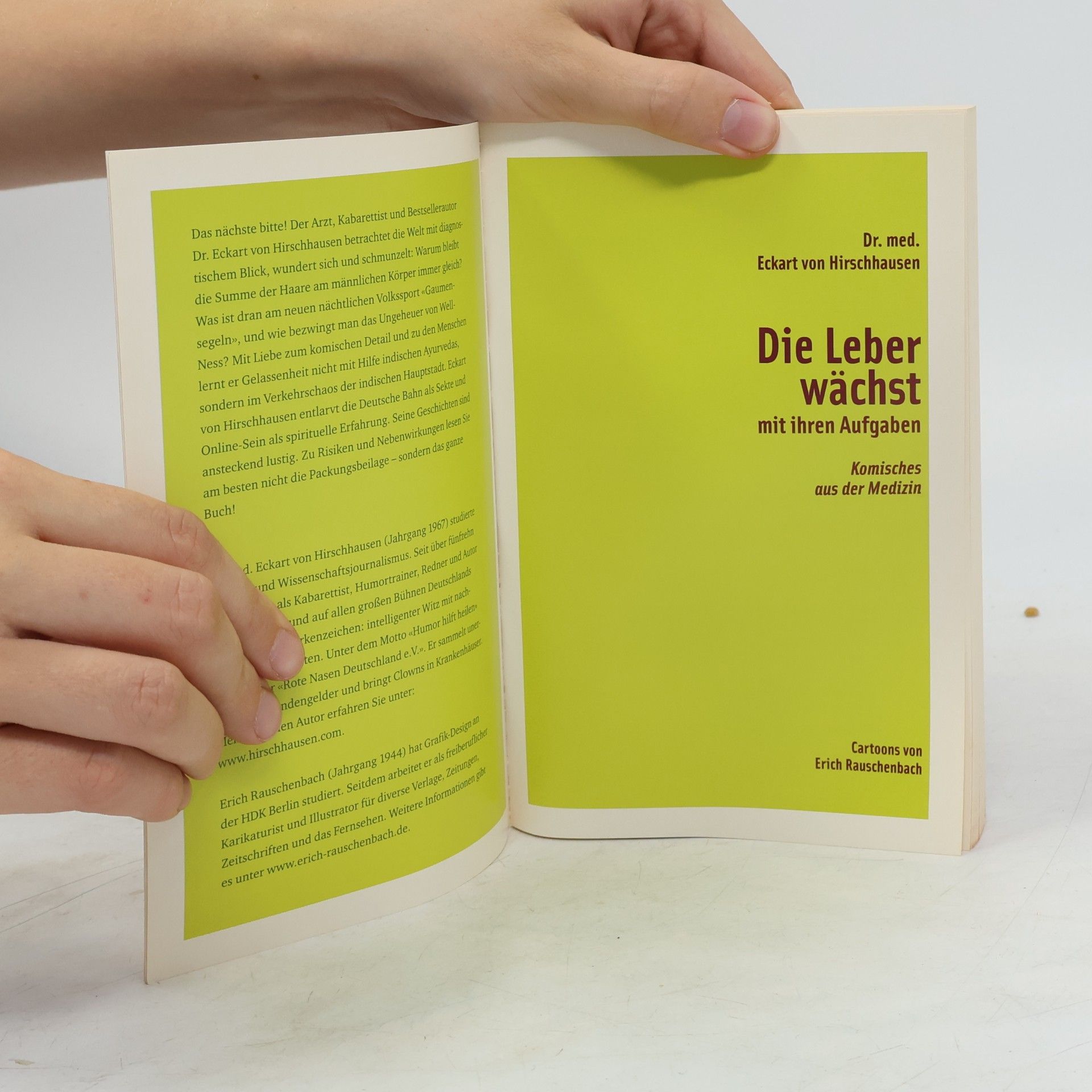 Eckart von Hirschhausen Die Leber wachst mit ihren Aufgaben