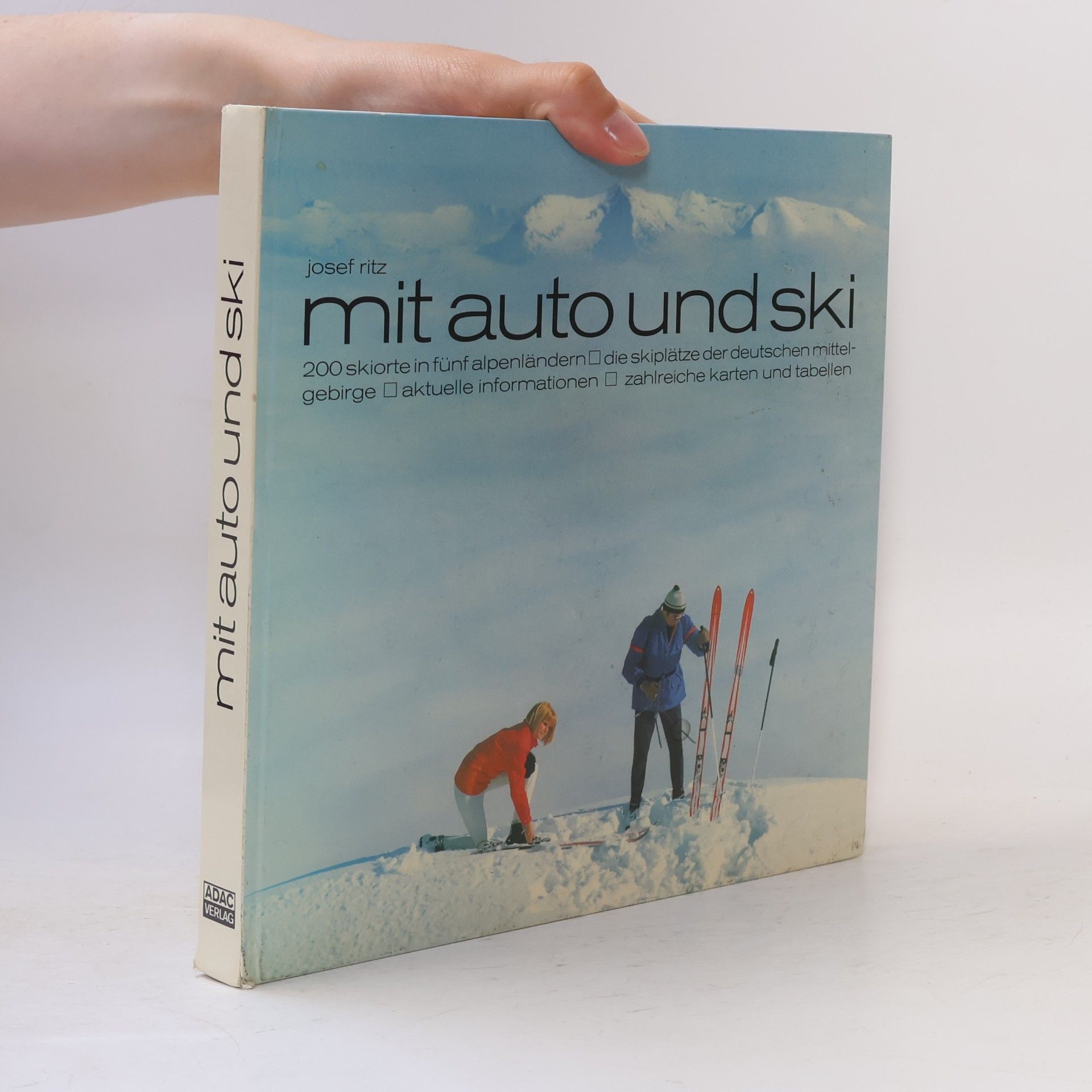 Josef Ritz Mit Auto und Ski