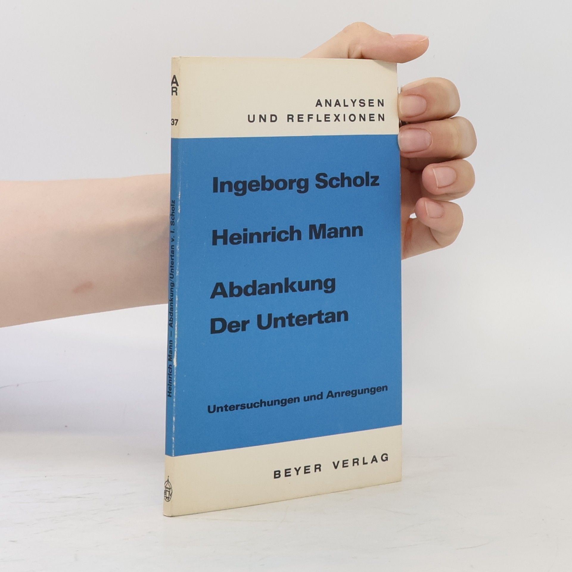 Heinrich Mann, Abdankung, Der Untertan