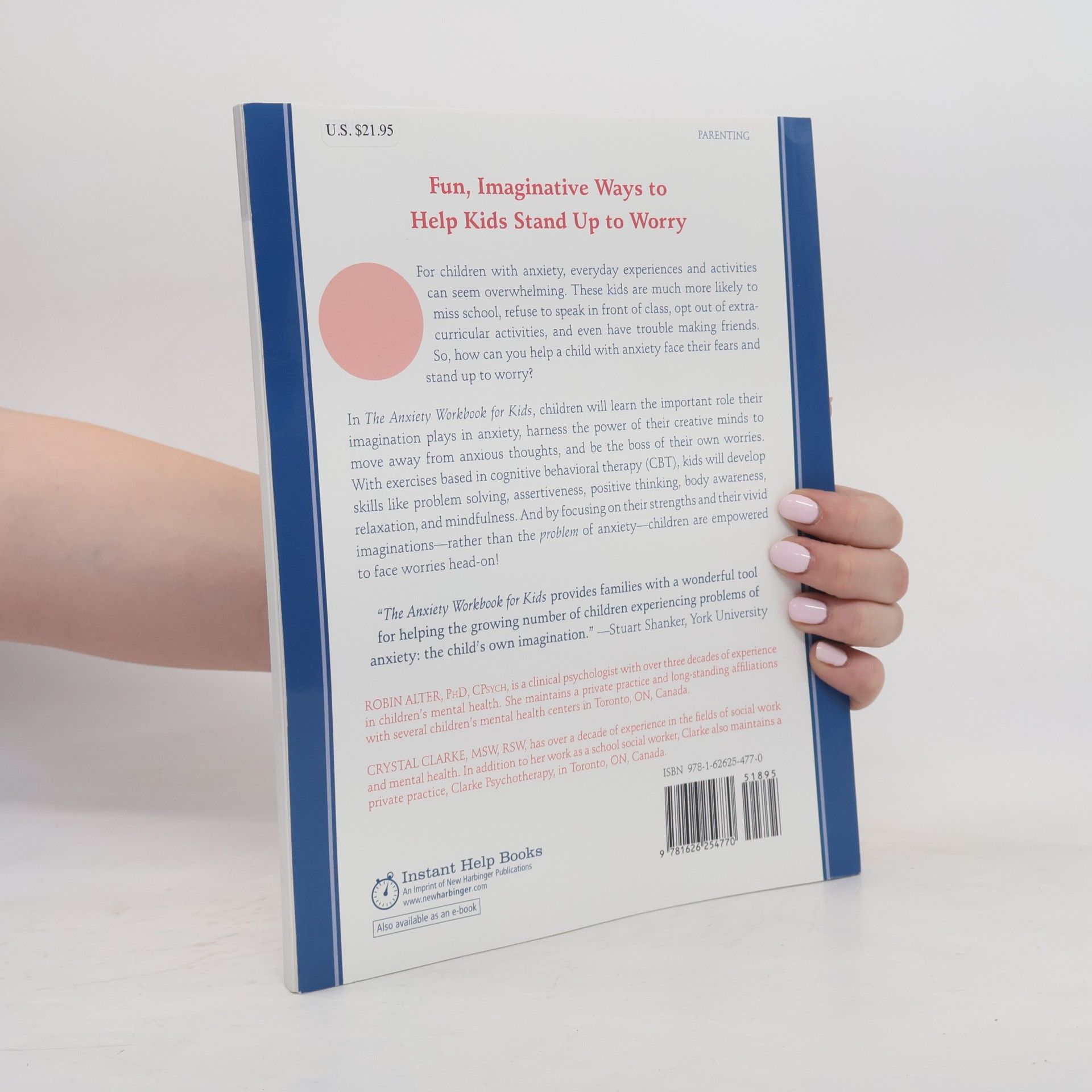 Robin Alter The Anxiety Workbook for Kids