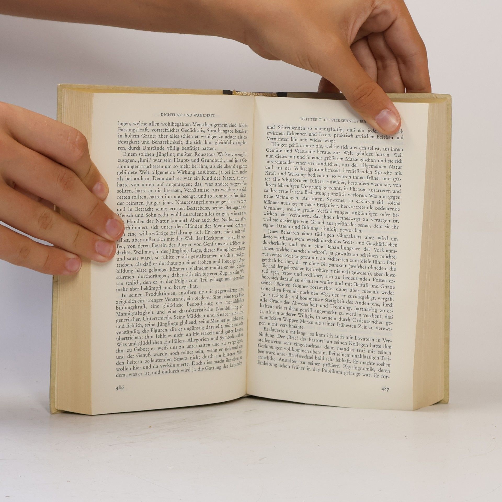 Johann Wolfgang von Goethe Dichtung und Wahrheit. Schriften IV