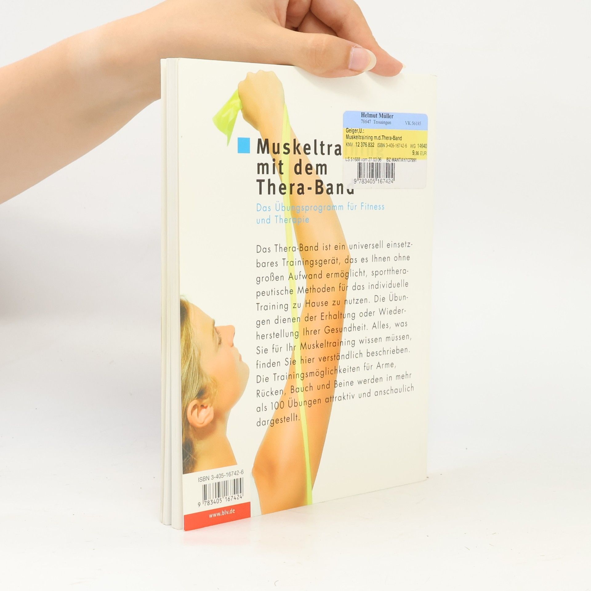 Urs Geiger Muskeltraining mit dem Thera-Band