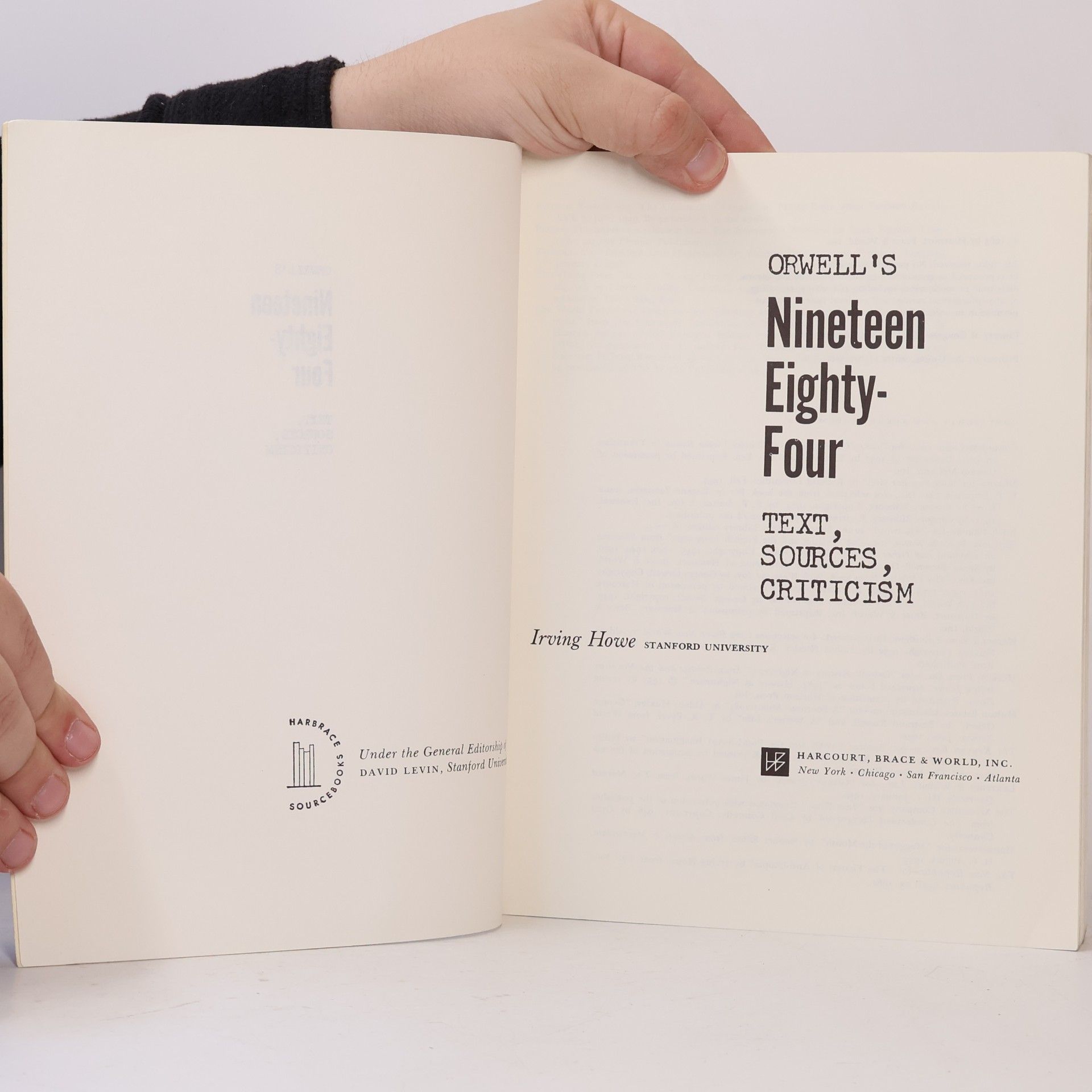 Irving Howe Orwell's Nineteen Eighty-Four