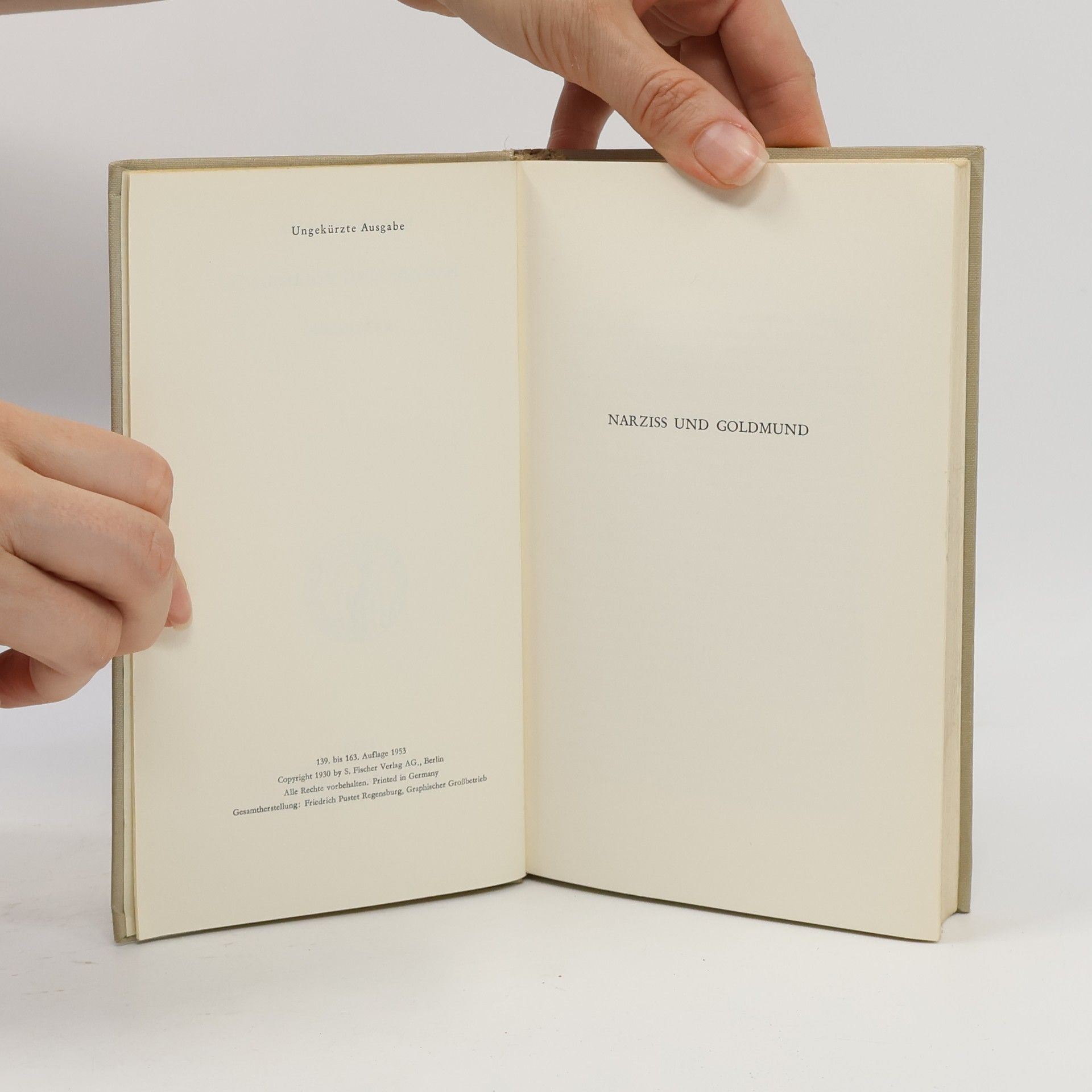 Hermann Hesse Narziss und Goldmund