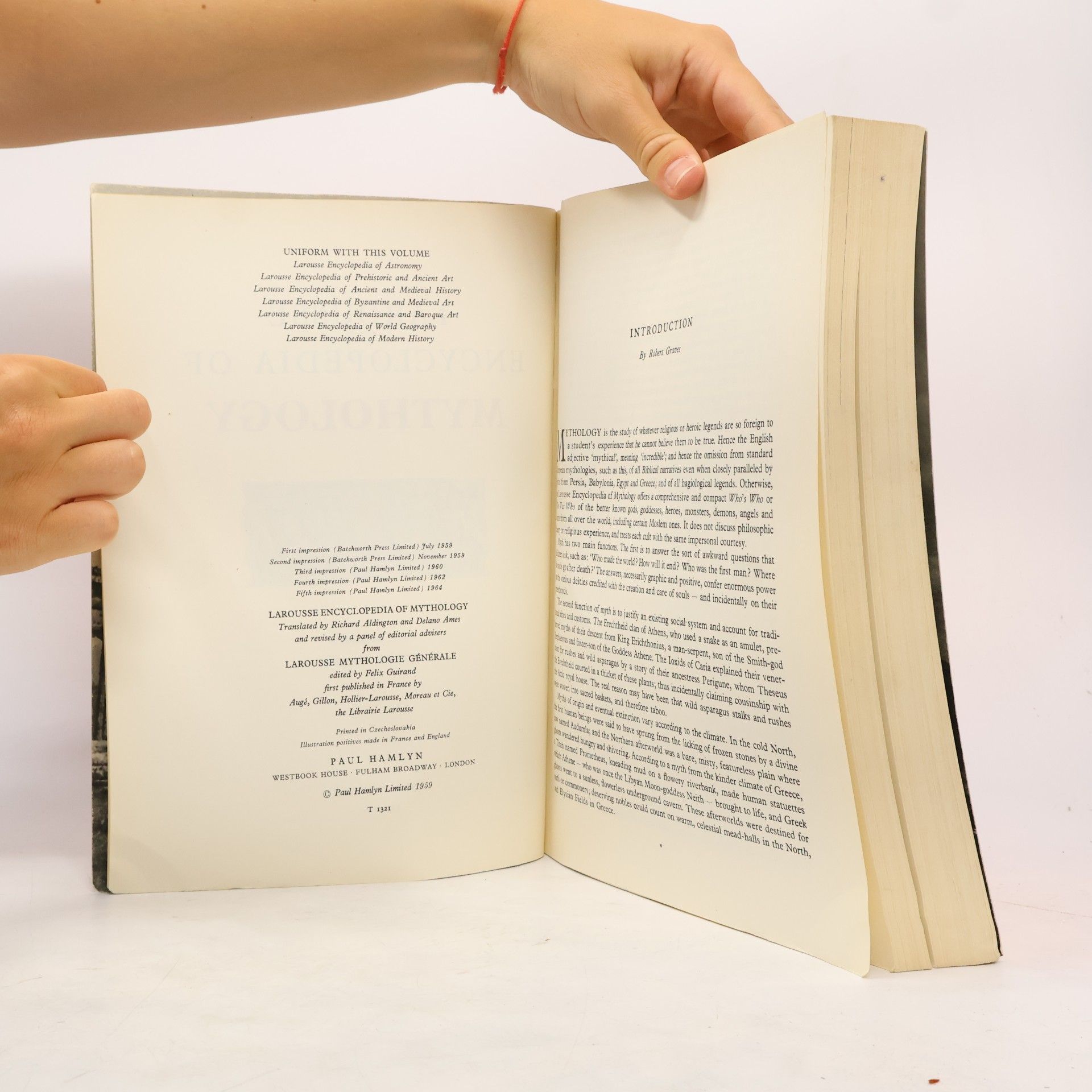 Robert Graves Larousse Encyklopedia of Mythology