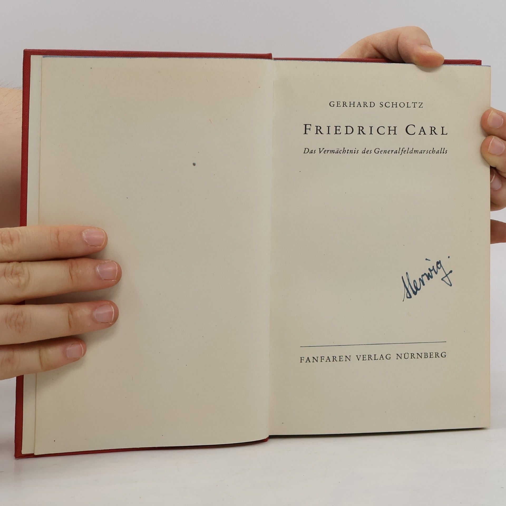 Gerhard Scholtz Friedrich Carl