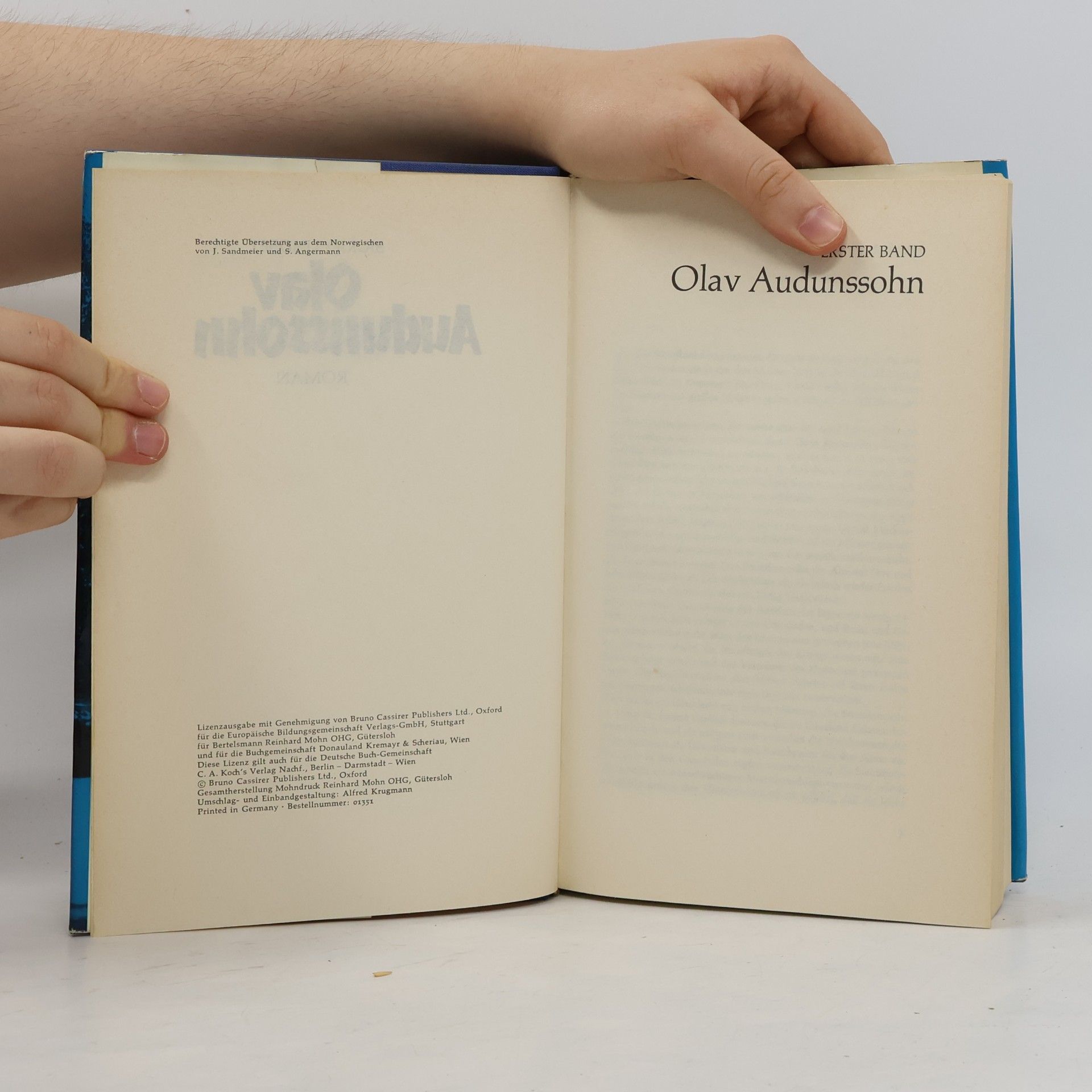 Sigrid Undset Olav Audunssohn