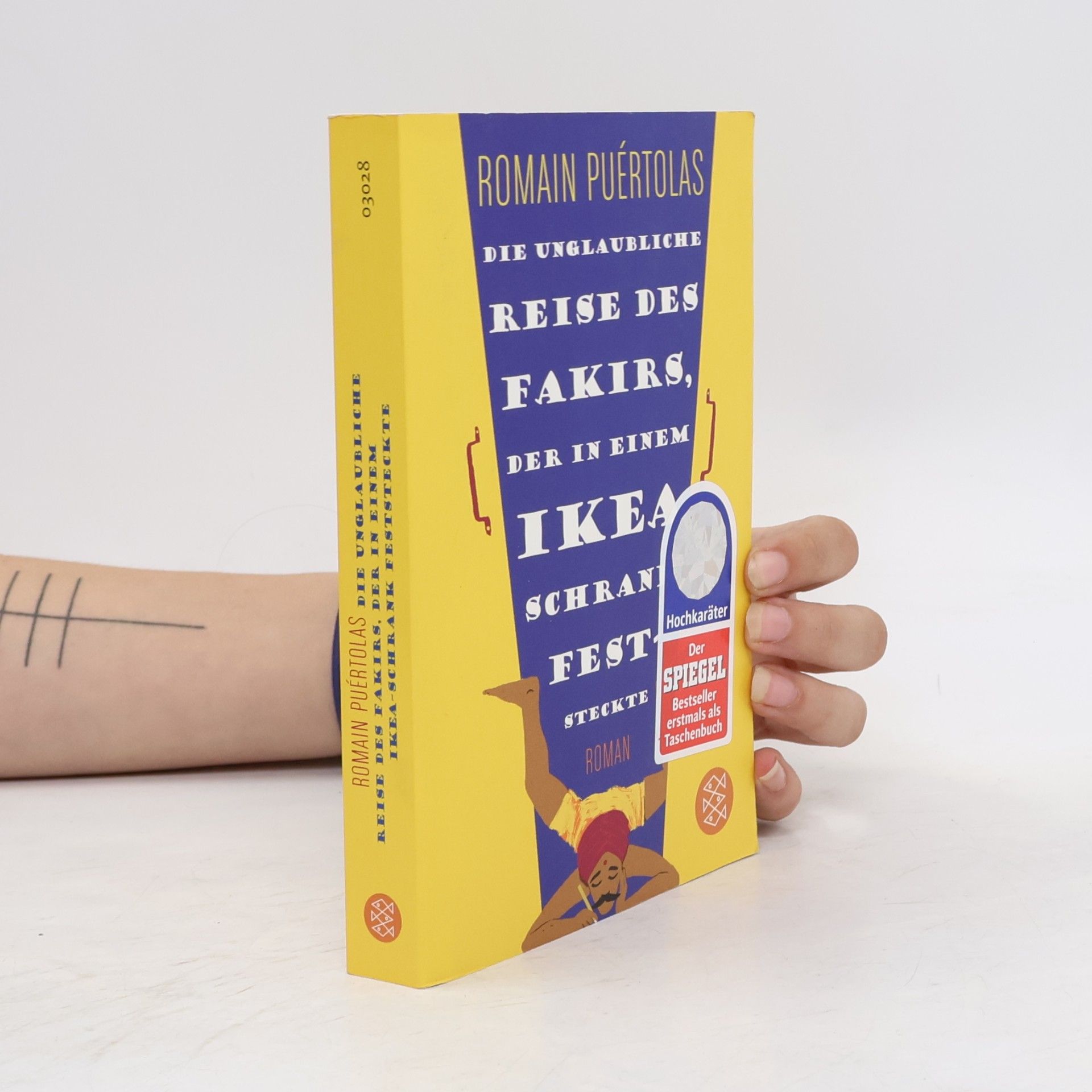 Romain Puértolas Die Unglaubliche reise des fakirs, der in einem Ikea- schrank Feststeckte