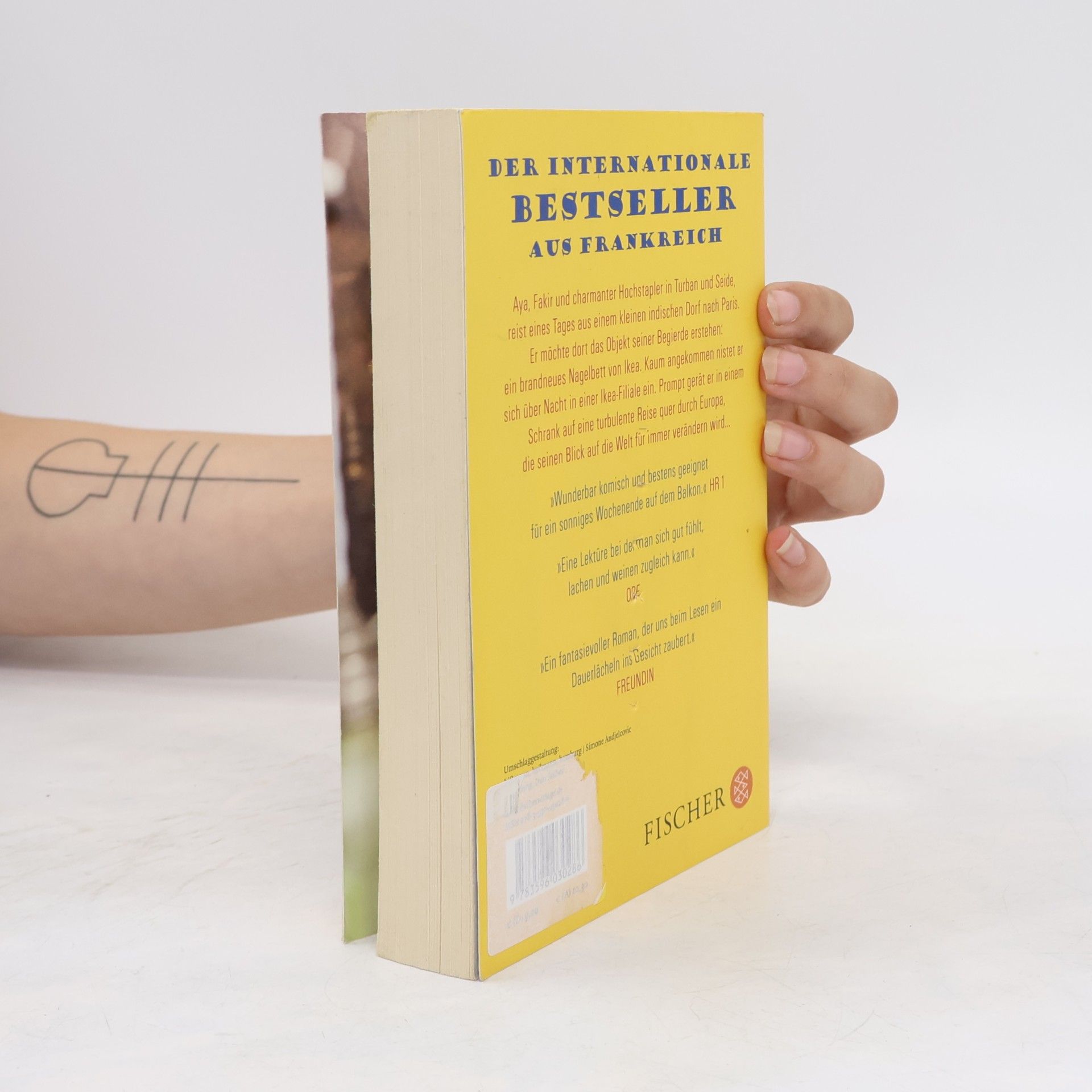 Romain Puértolas Die Unglaubliche reise des fakirs, der in einem Ikea- schrank Feststeckte