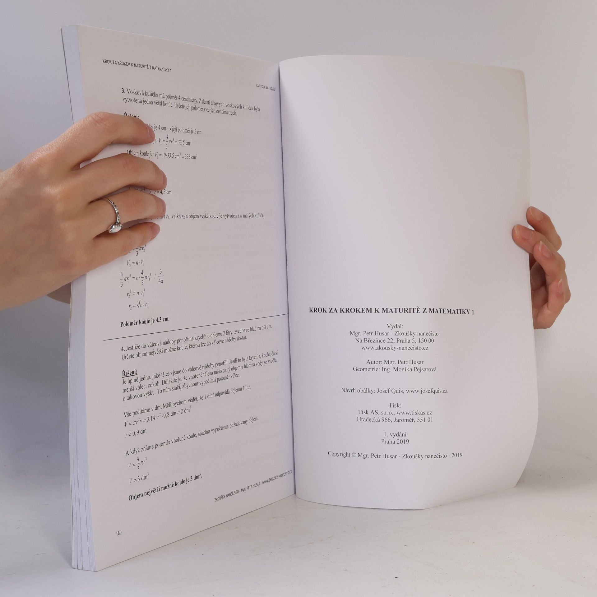 Petr Husar Krok za krokem k maturitě z matematiky 1