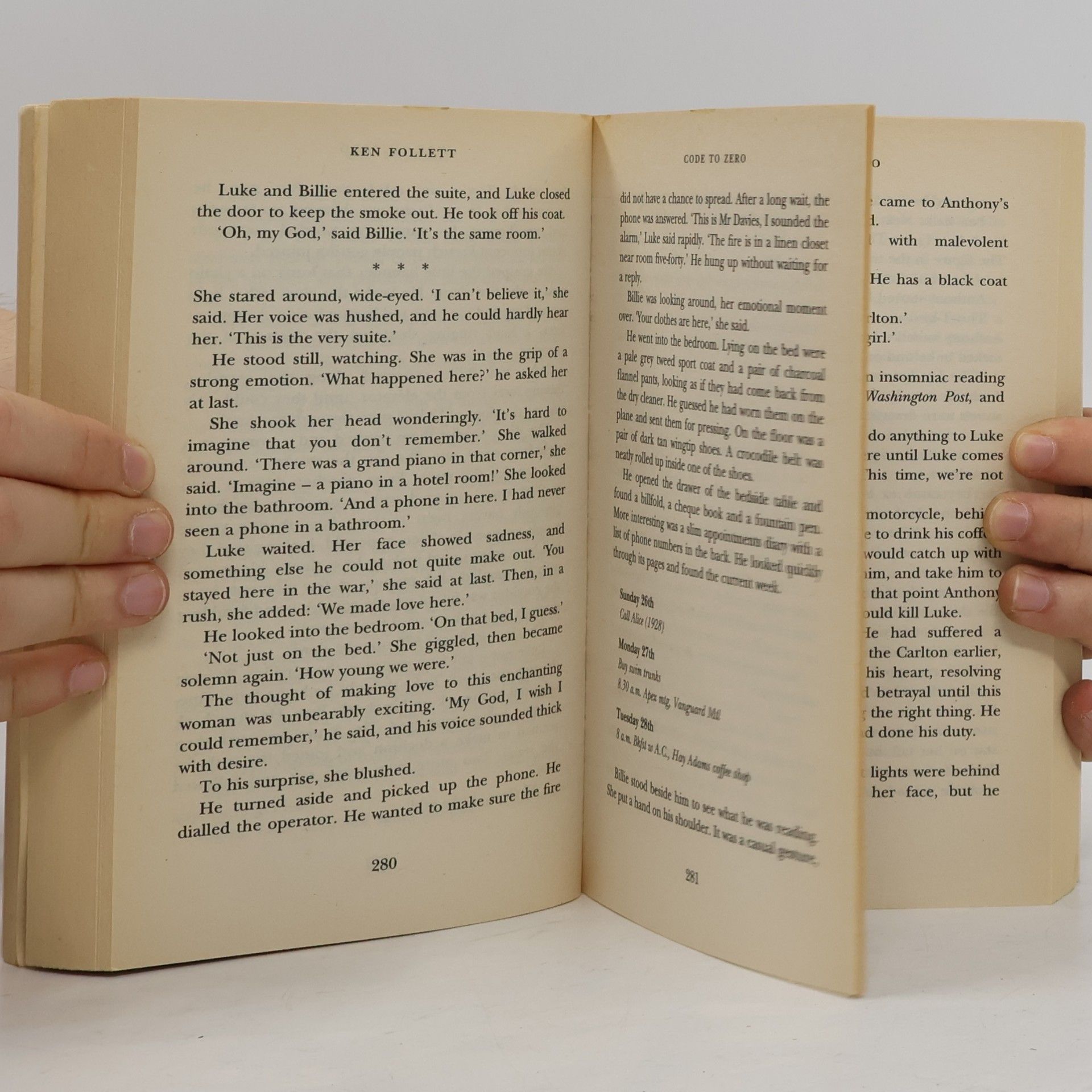 Ken Follett Code to zero