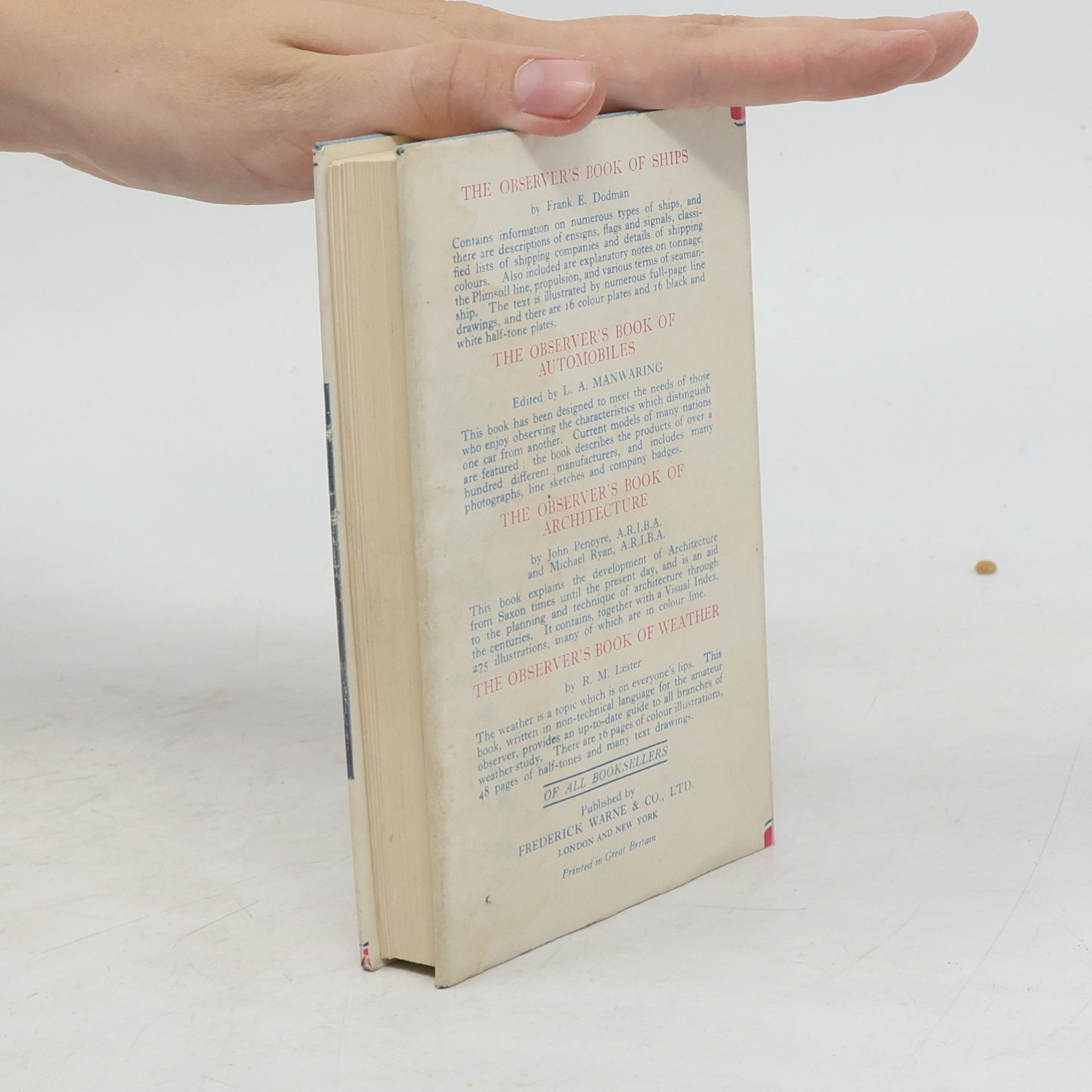 William Green The Observers Book of Aircraft