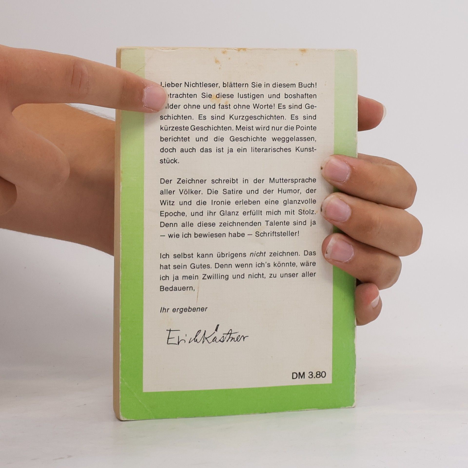Erich Kästner Heiterkeit braucht keine Worte. Band 2