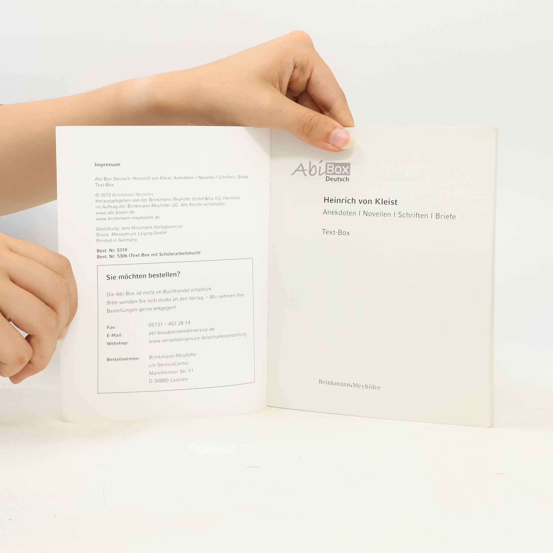 Autorenkollektiv AbiBox Deutsch. Heinrich von Kleist