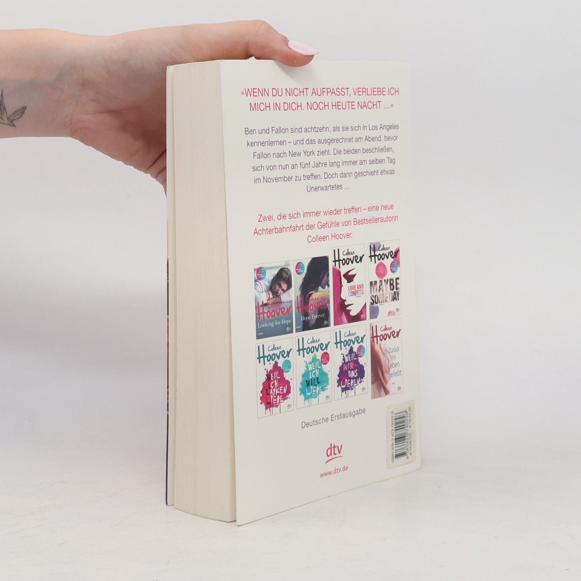 Colleen Hoover Nächstes Jahr am selben Tag