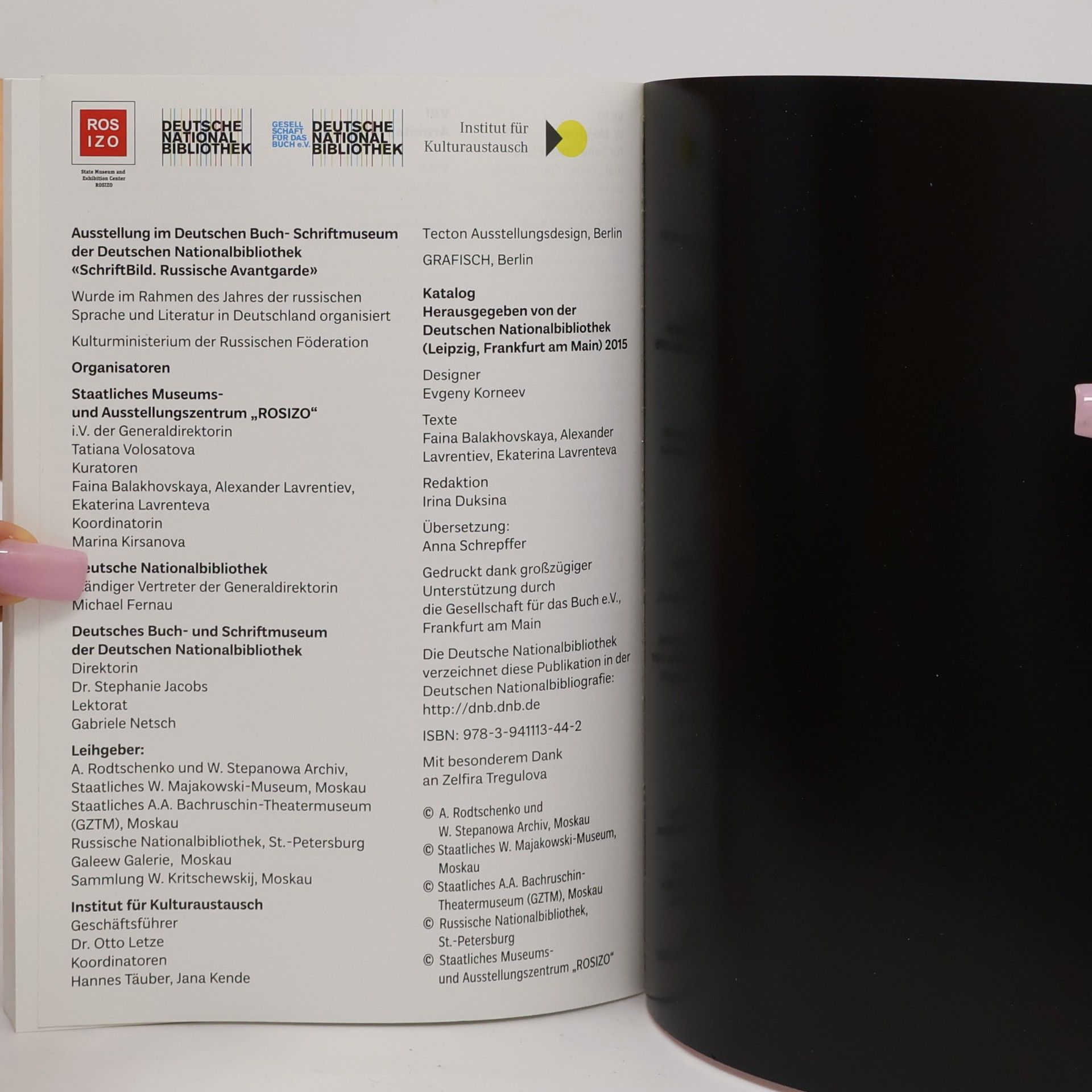 kolektiv Deutsche nationalbibliothek schrift russische avantgarde