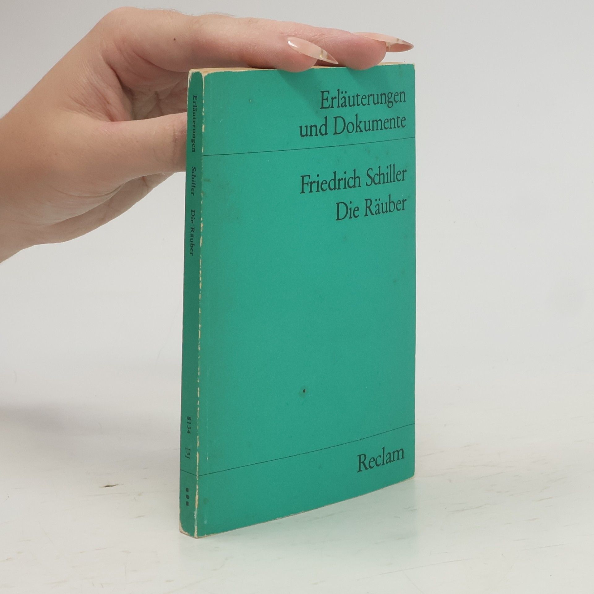 Christian Grawe Friedrich Schiller, Die Räuber