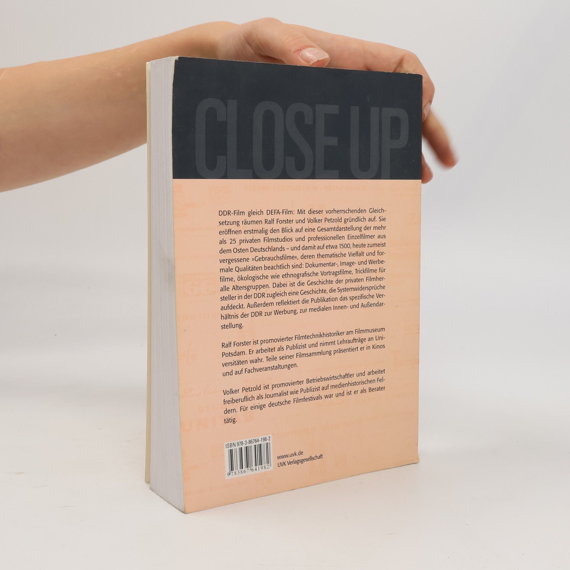 Ralf Forster Close up: Schriften aus dem Haus des Dokumentarfilms Stuttgart: Im Schatten der DEFA