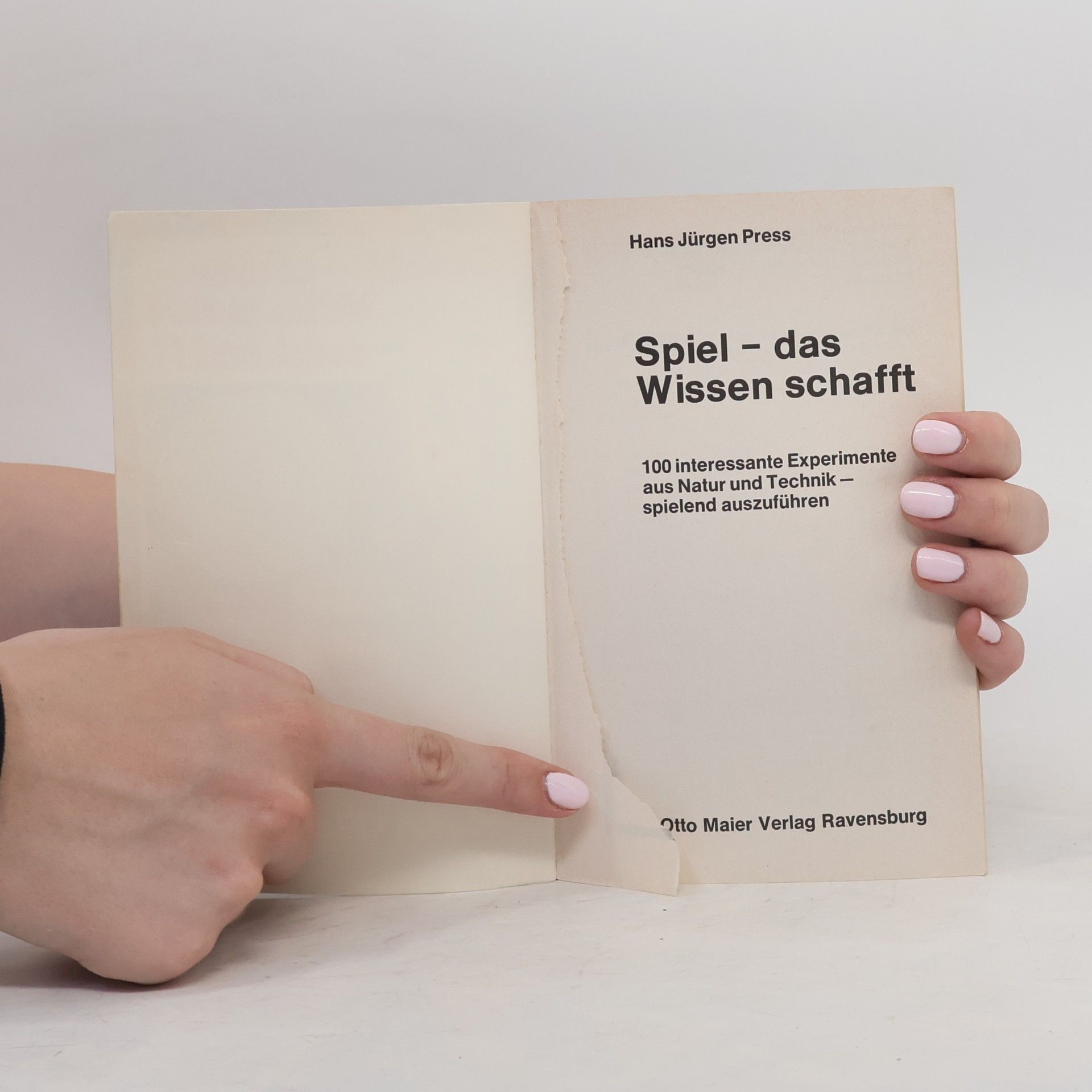 Hans Jürgen Press Spiel - das Wissen schafft
