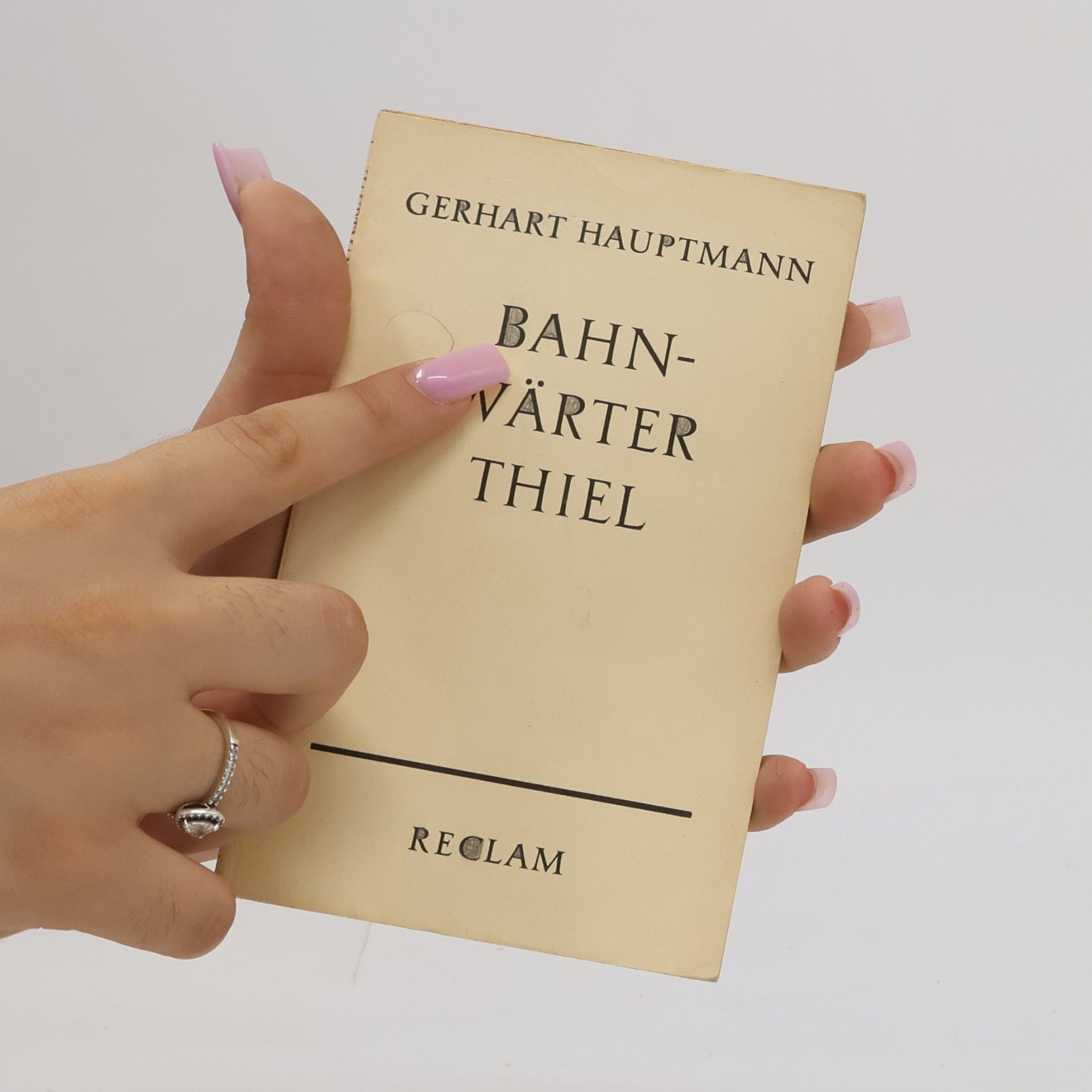 Gerhart Hauptmann Bahnwärter Thiel