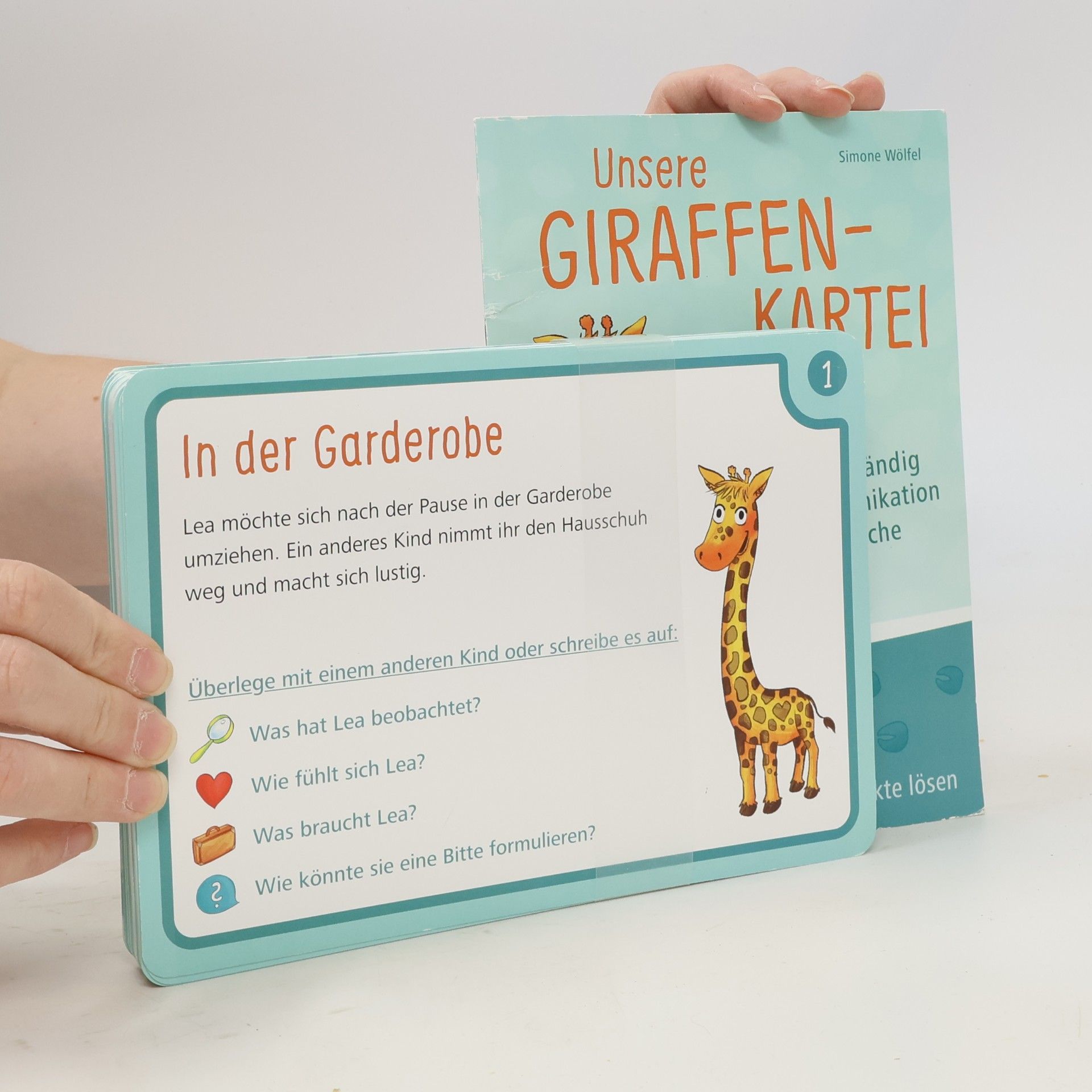 Simone Wölfel Unsere Giraffen-Kartei - Kinder üben selbstständig gewaltfreie Kommunikation mit der Giraffensprache