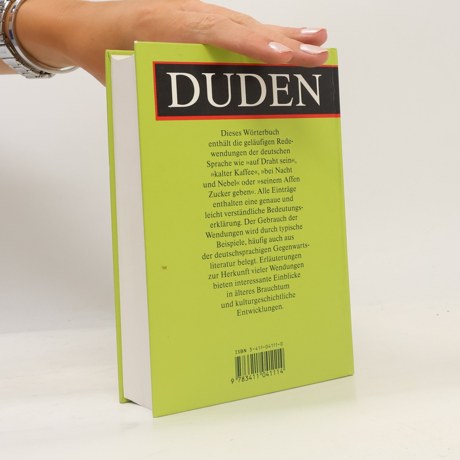 Günther Drosdowski Duden. Band 11, Redewendungen und sprichwörtliche Redensarten