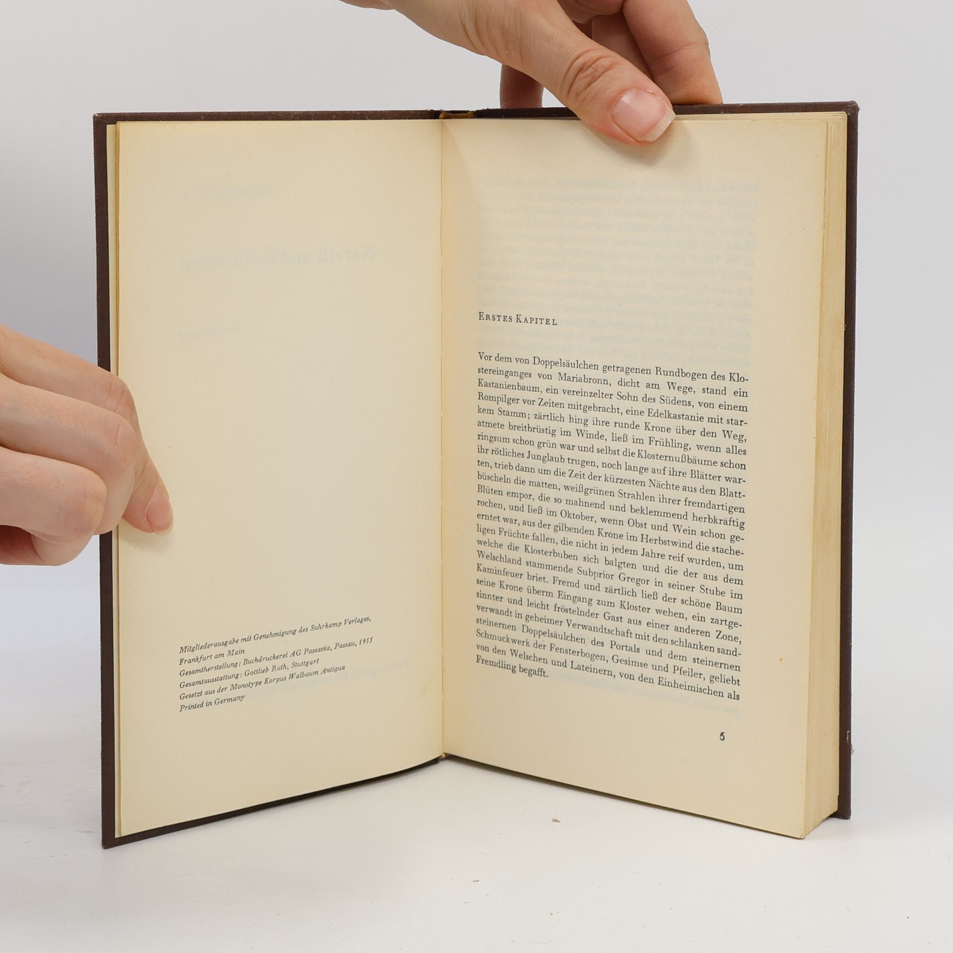 Hermann Hesse Narziß und Goldmund