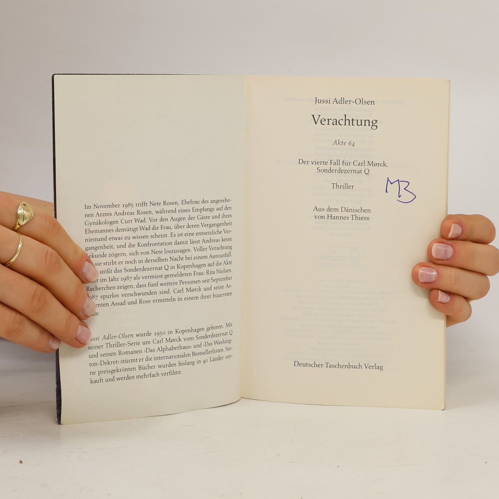 Jussi Adler Olsen Verachtung