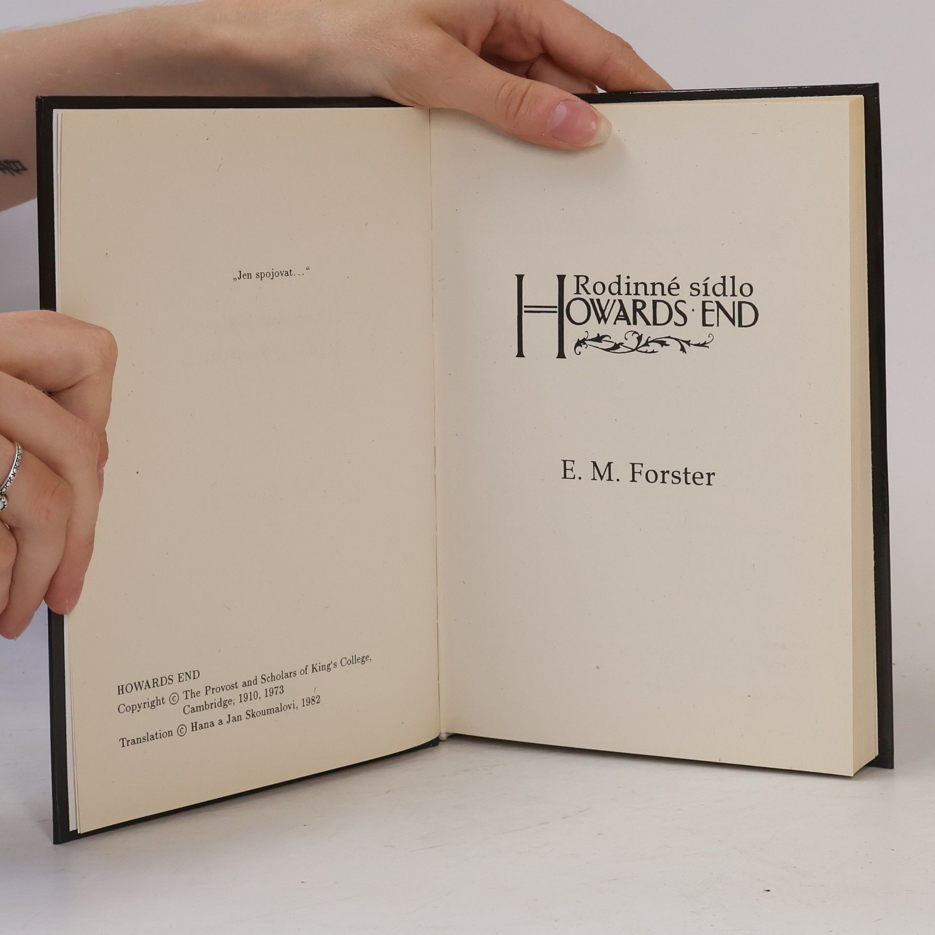 Edward Morgan Forster Rodinné sídlo Howards End