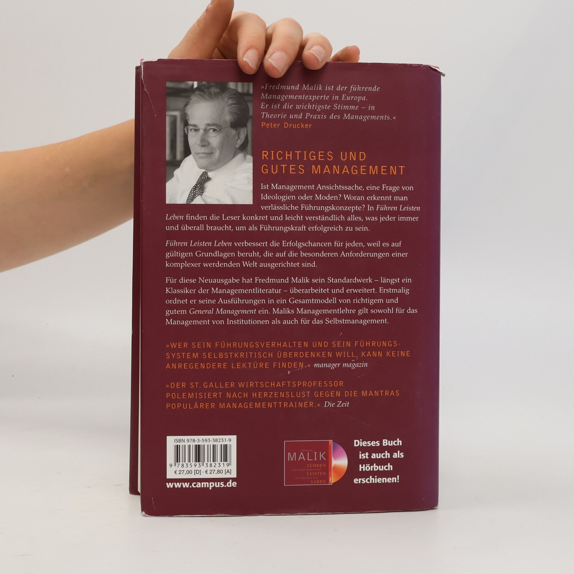Fredmund F. Malik Führen, Leisten, Leben