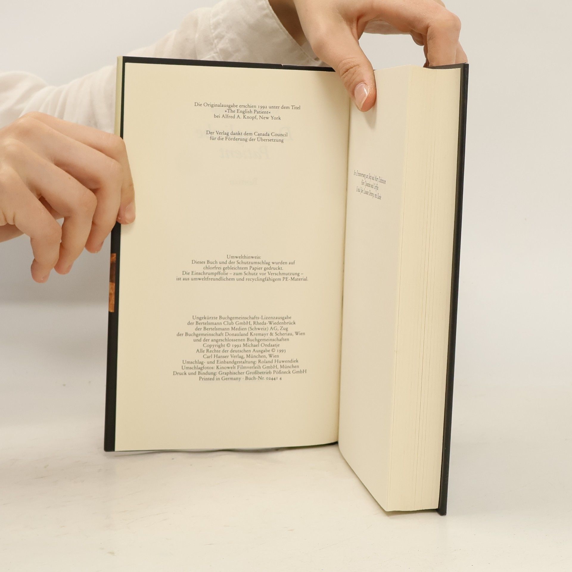 Michael Ondaatje Der englische Patient