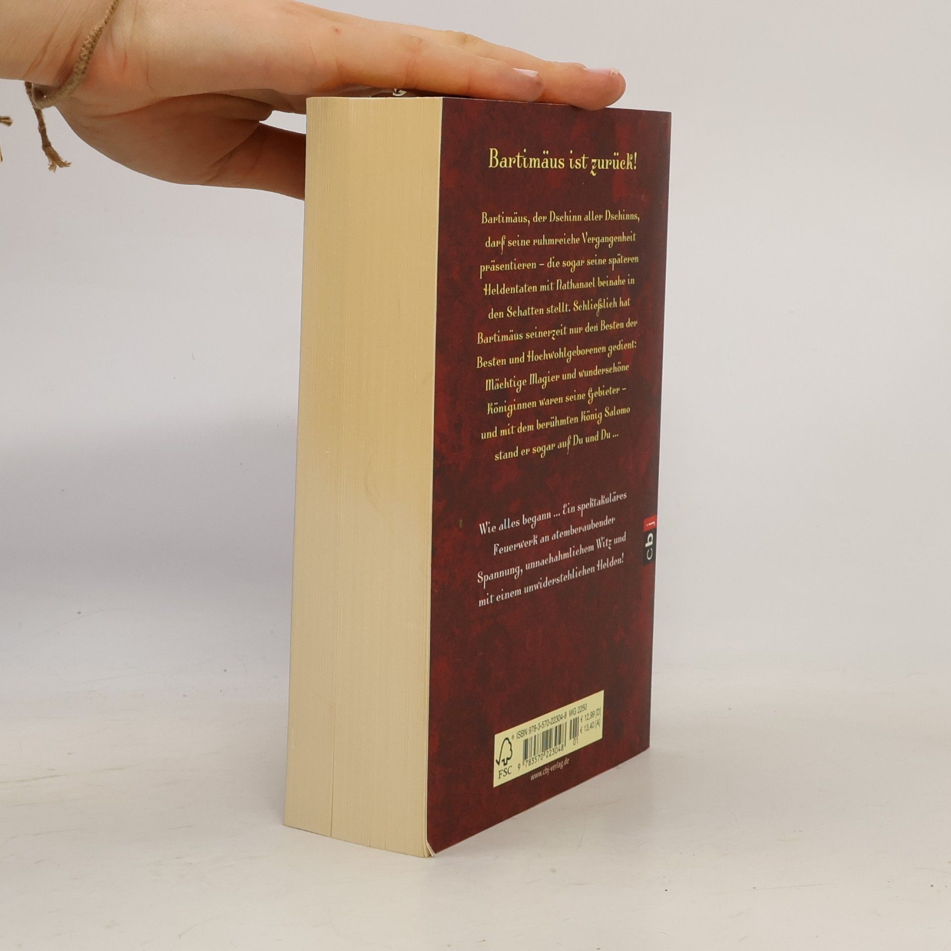 Jonathan Stroud Bartimäus: Der Ring des Salomo