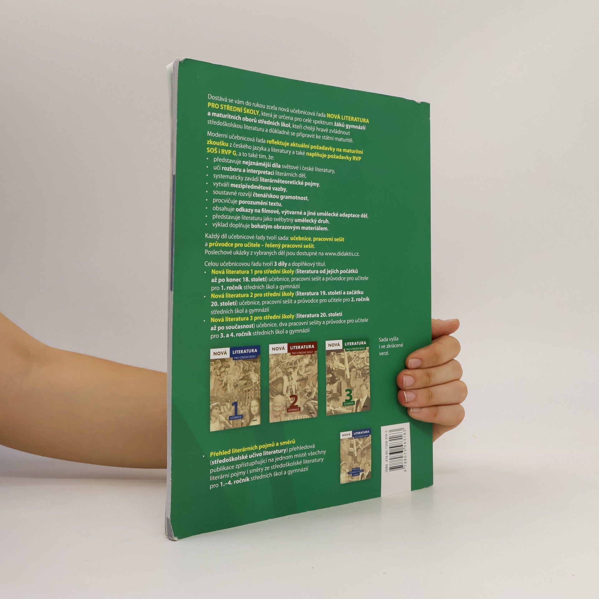 Jolana Fišarová Nová literatura 3 pro střední školy. Pracovní sešit 1