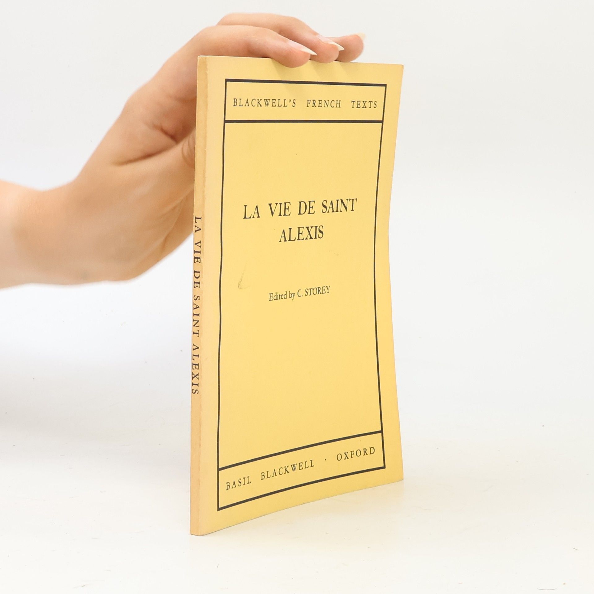 C. Storey La vie de Saint Alexis