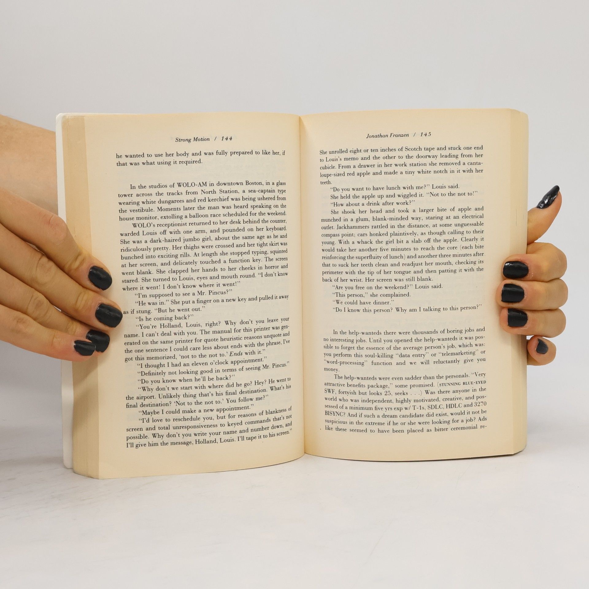 Jonathan Franzen Strong Motion