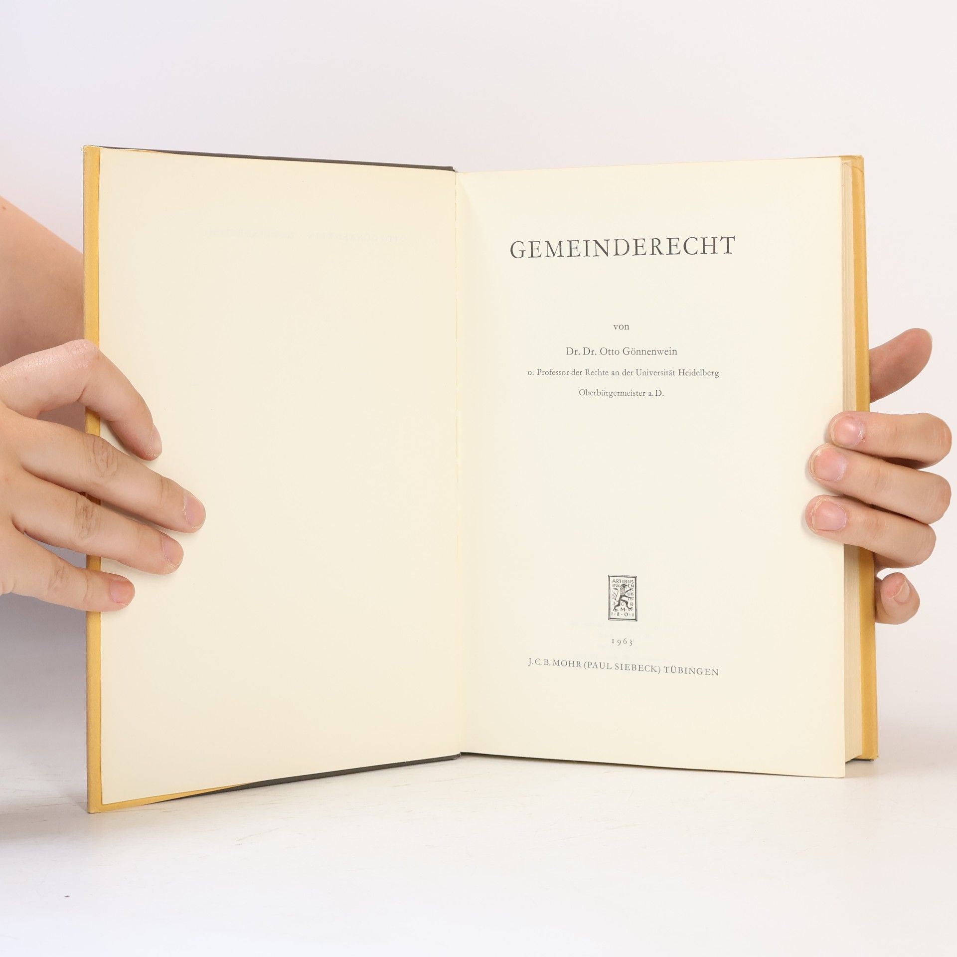 Otto Gönnenwein Gemeinderecht