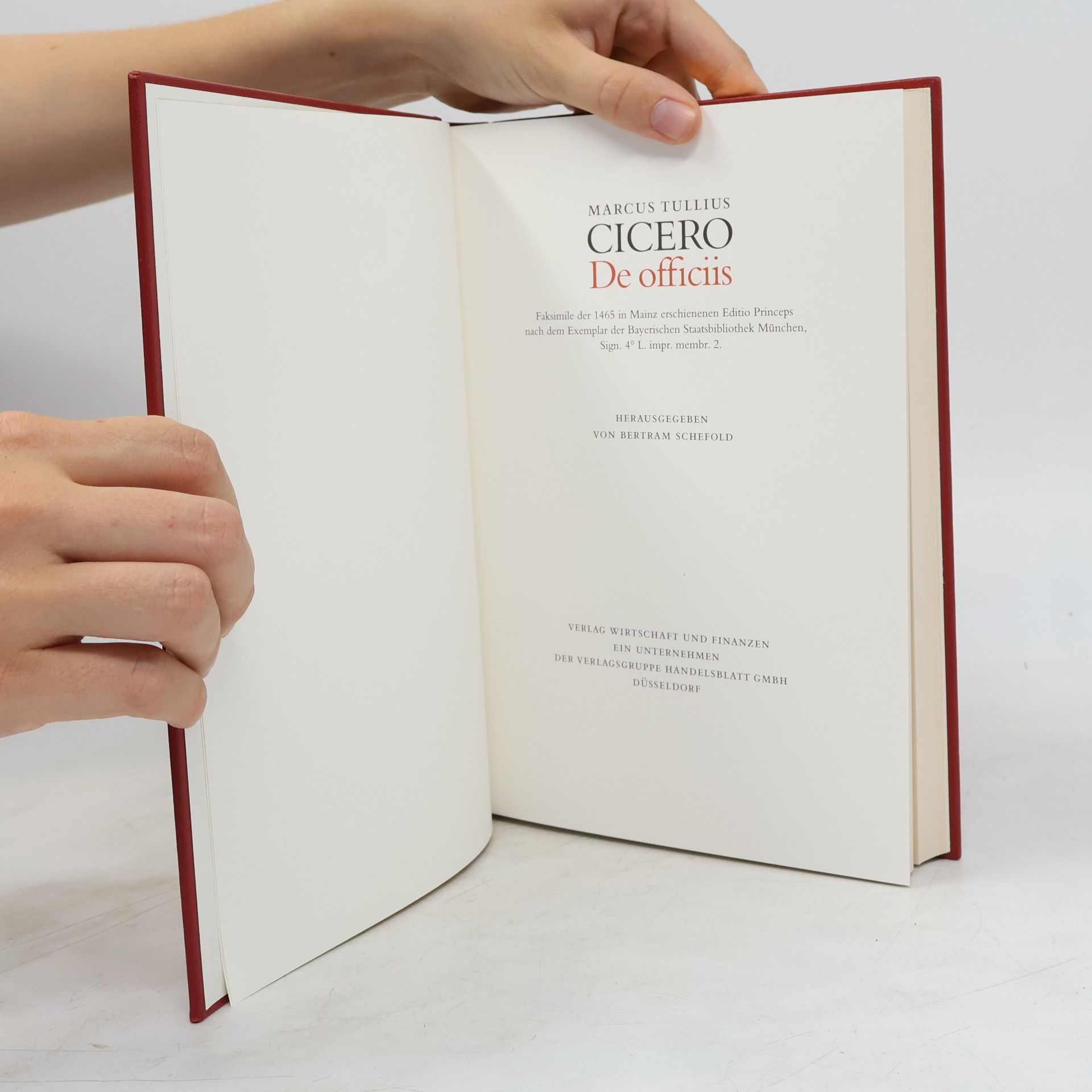 Marcus Tullius Cicero De officiis