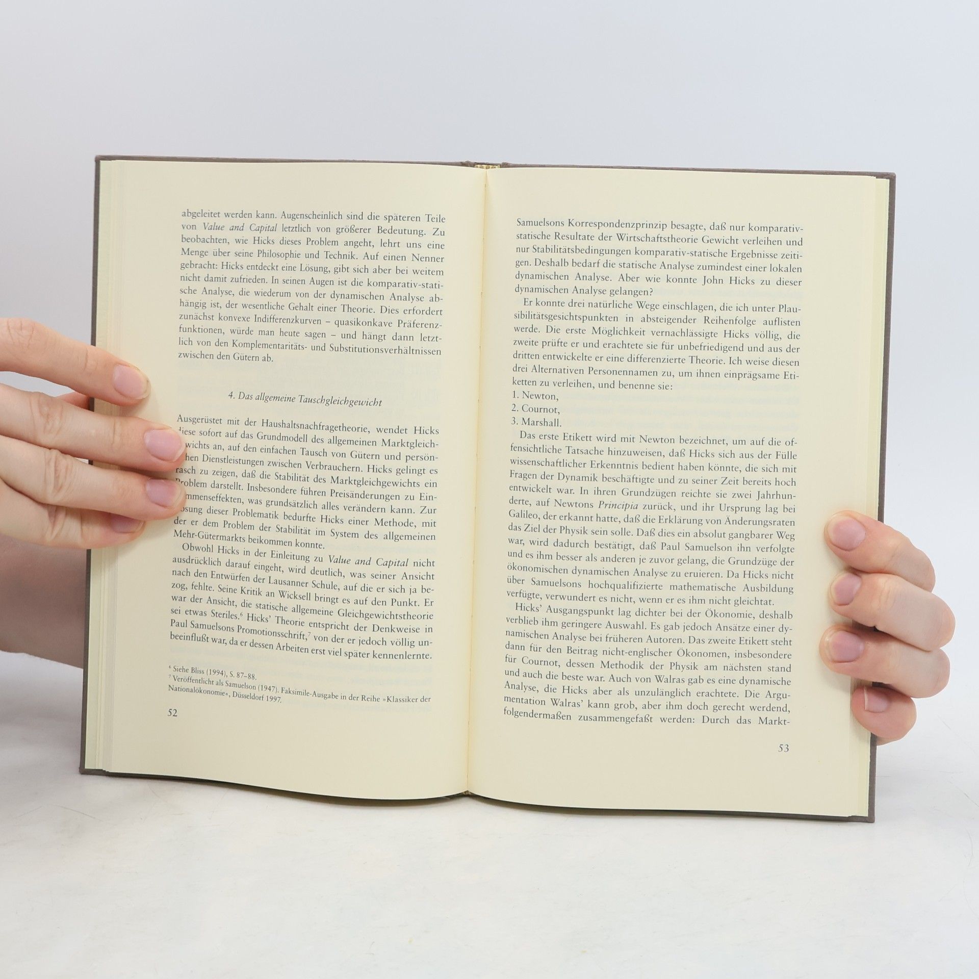 Kenneth Joseph Arrow John R. Hicks und sein Value and capital