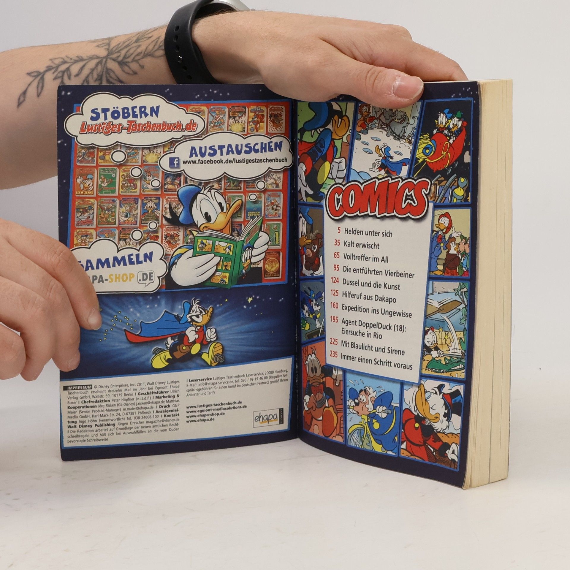 Walt Disney Lustiges Taschenbuch 419. Donald Duck in Phantomias Kehrt Zurück