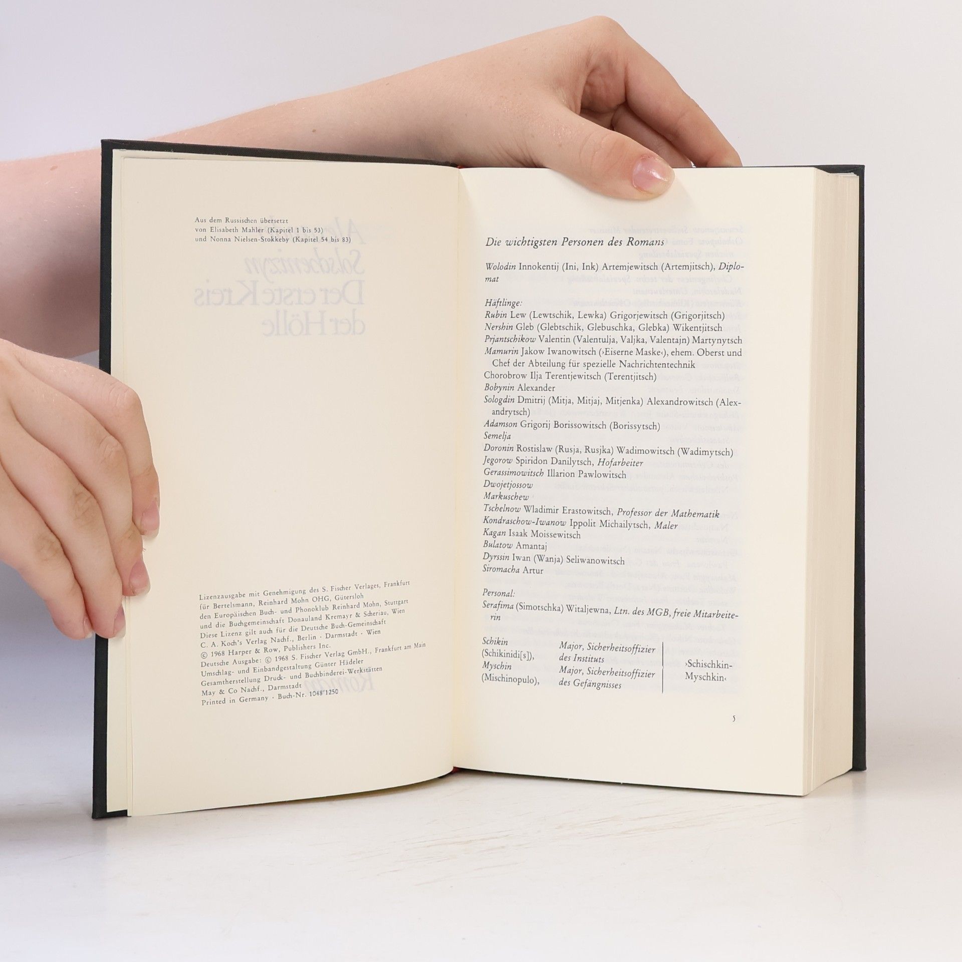 Aleksandr Solzhenitsyn Der Erste Kreis der Hölle