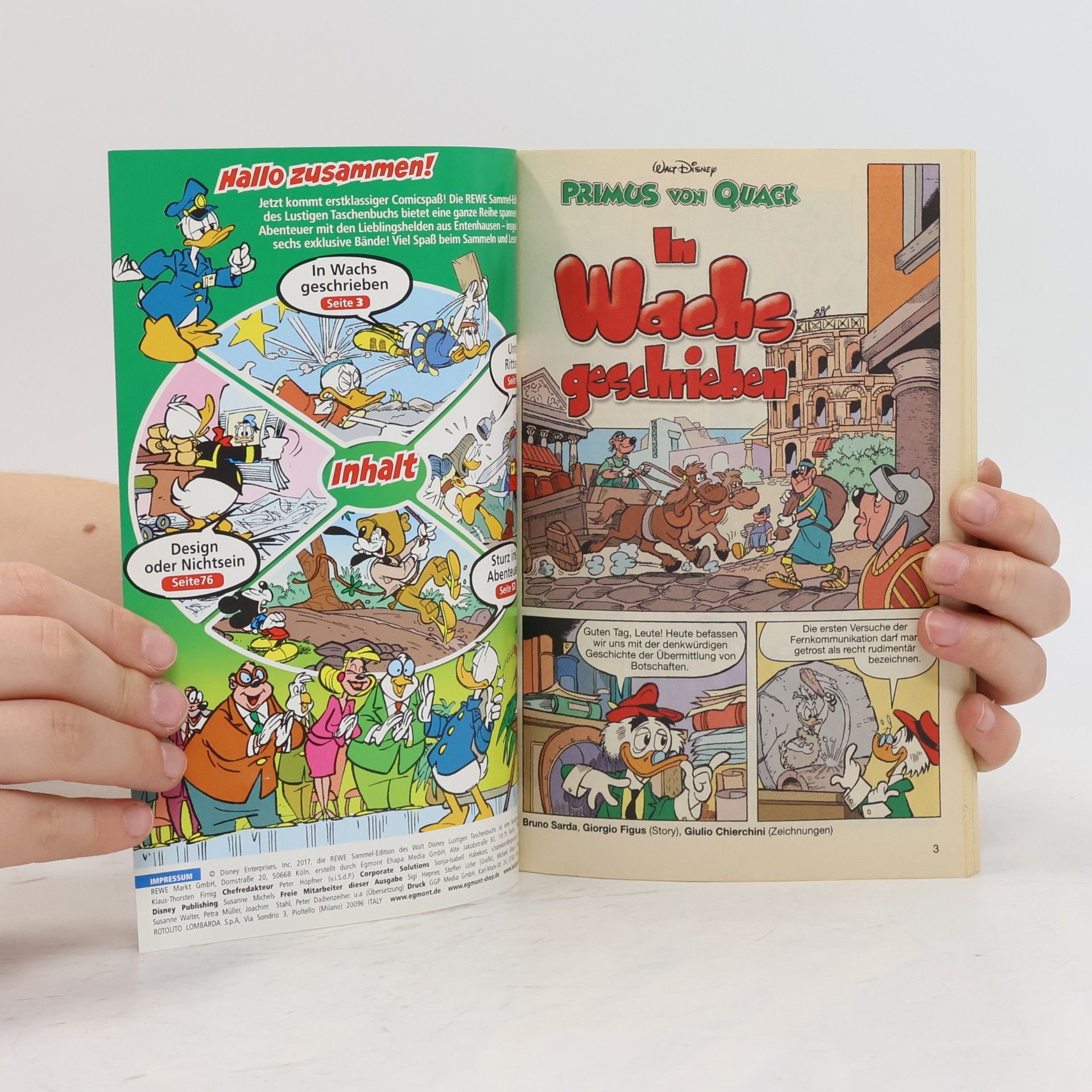 Walt Disney Lustiges Taschenbuch. Primus von Quack. In Wachs geschrieben