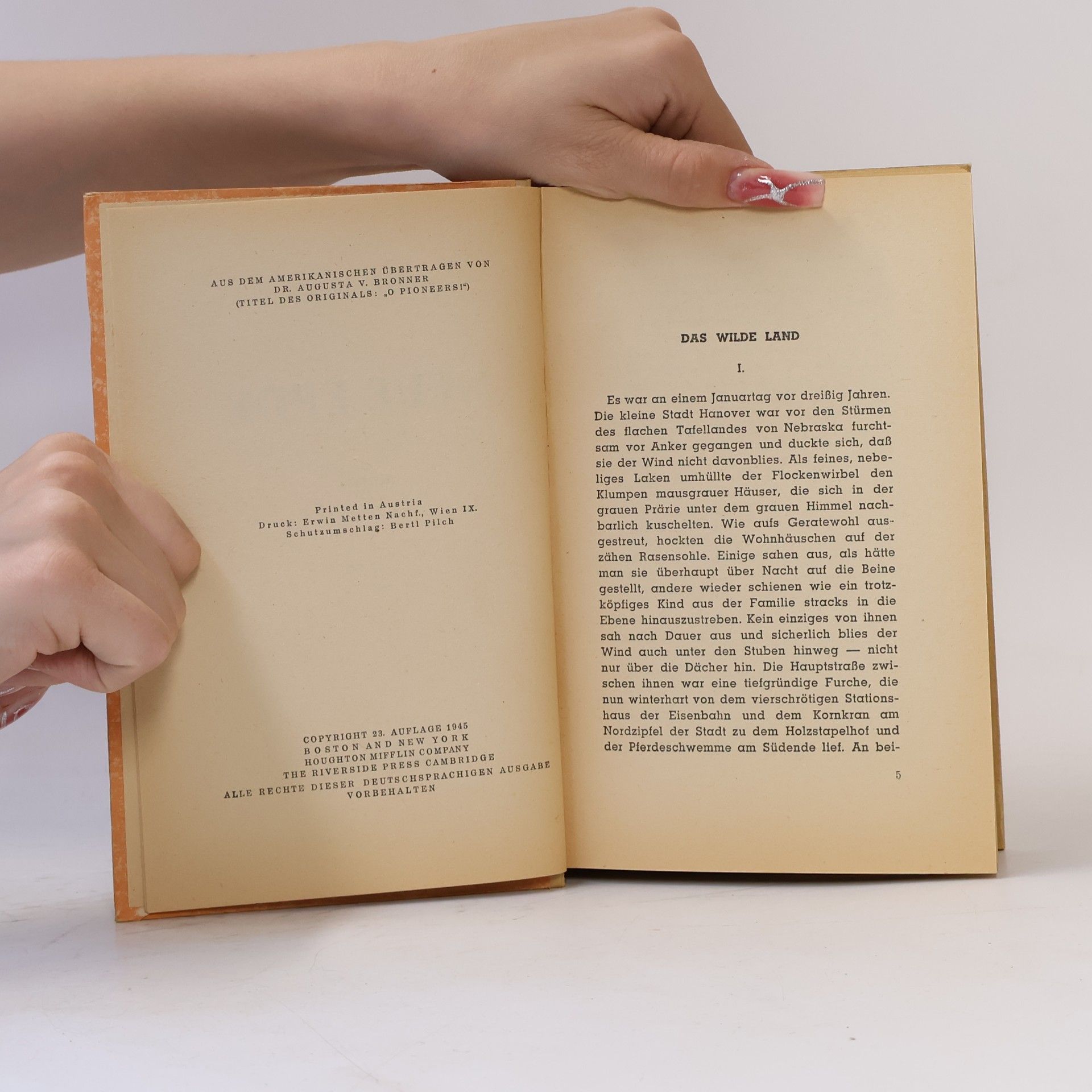 Willa Cather Neue Erde