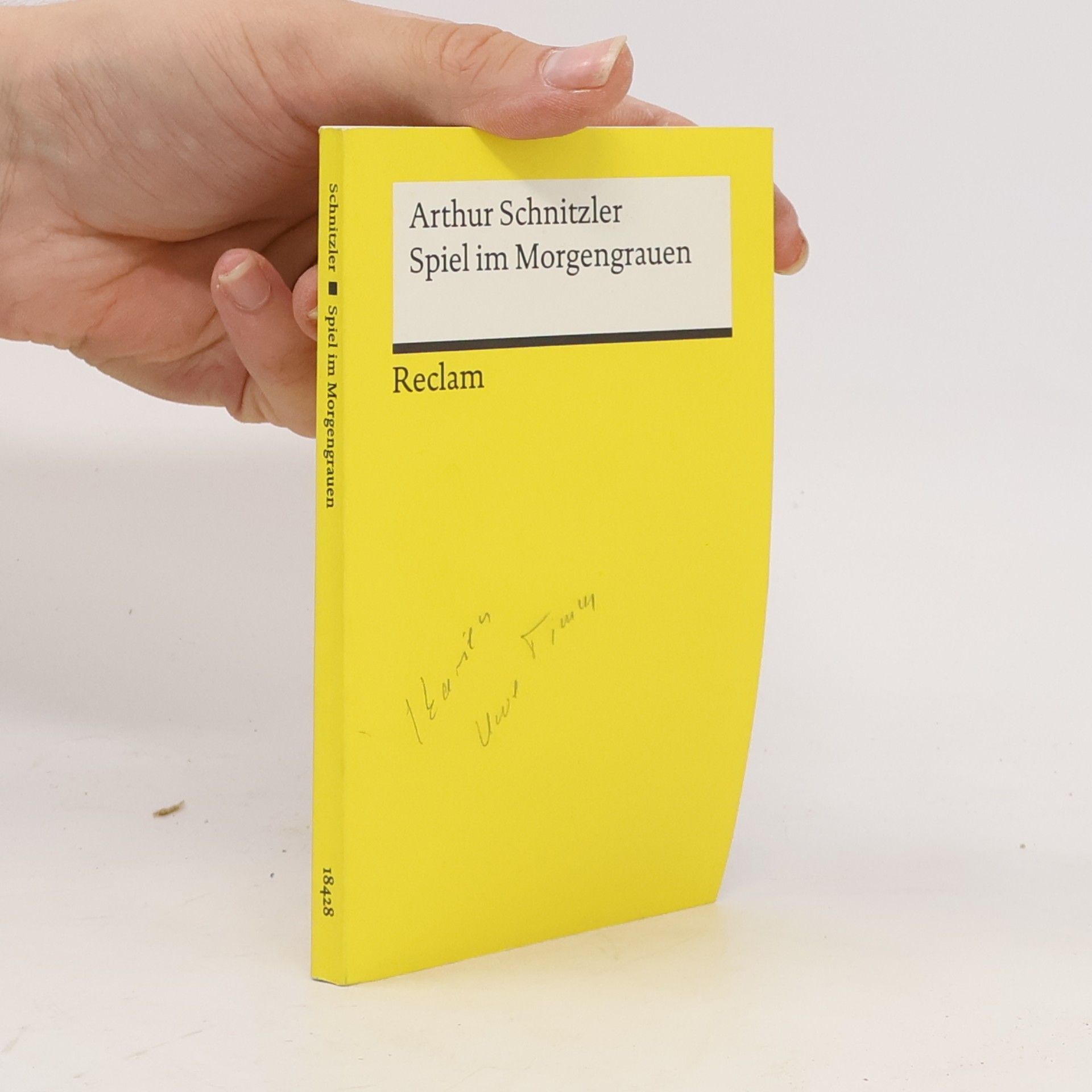 Arthur Schnitzler Spiel im Morgengrauen