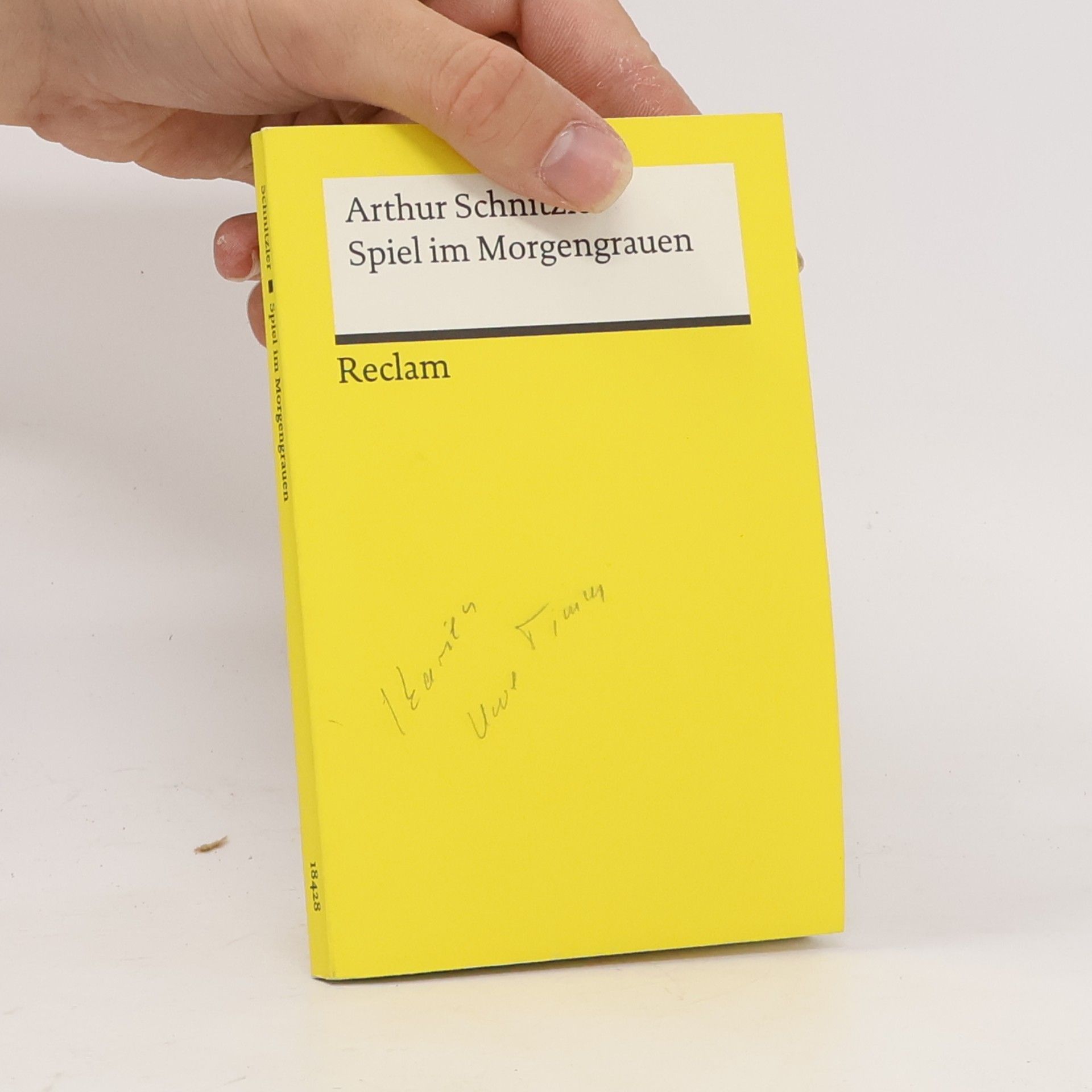 Arthur Schnitzler Spiel im Morgengrauen