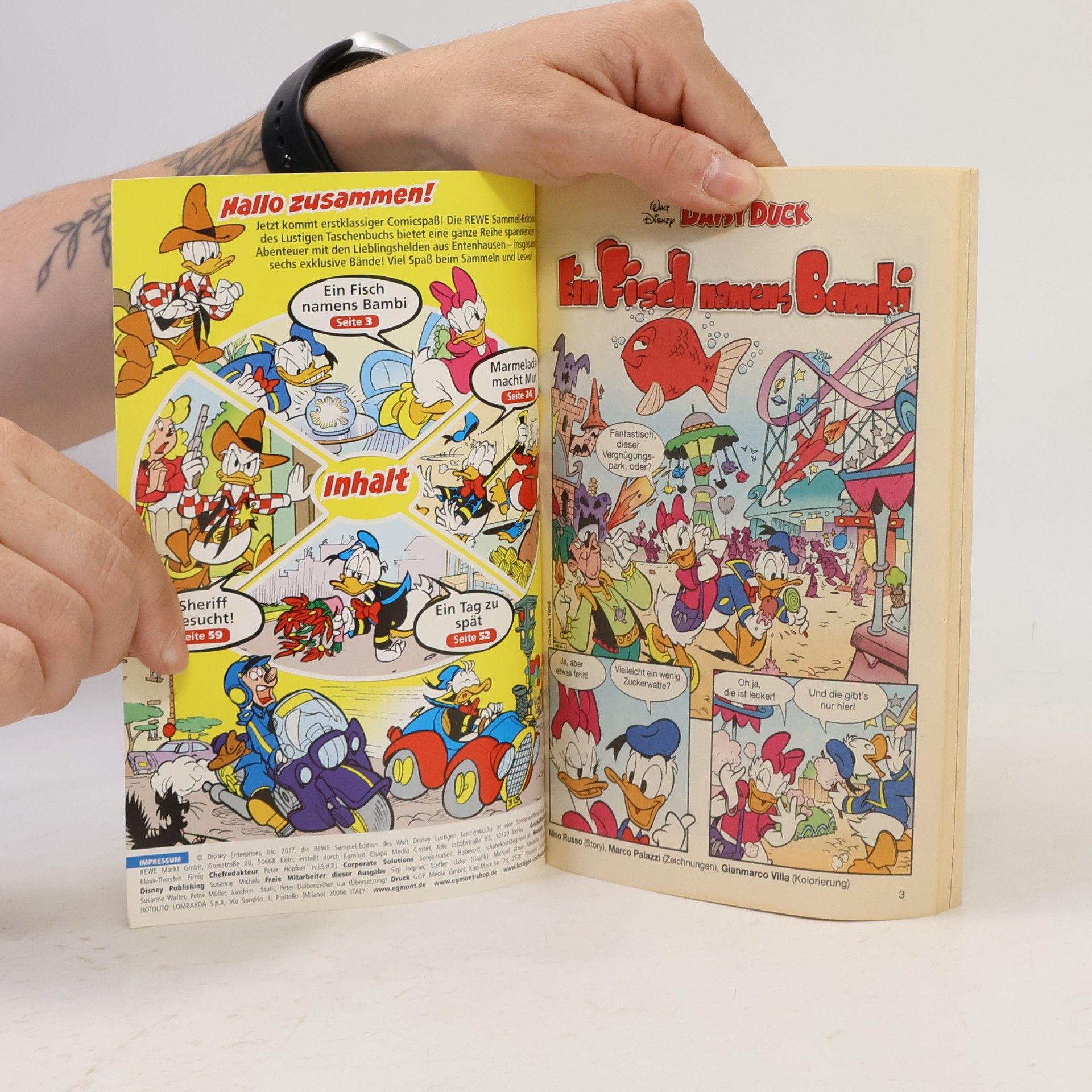 Walt Disney Lustiges Taschenbuch. Ein Fisch namens Bambi
