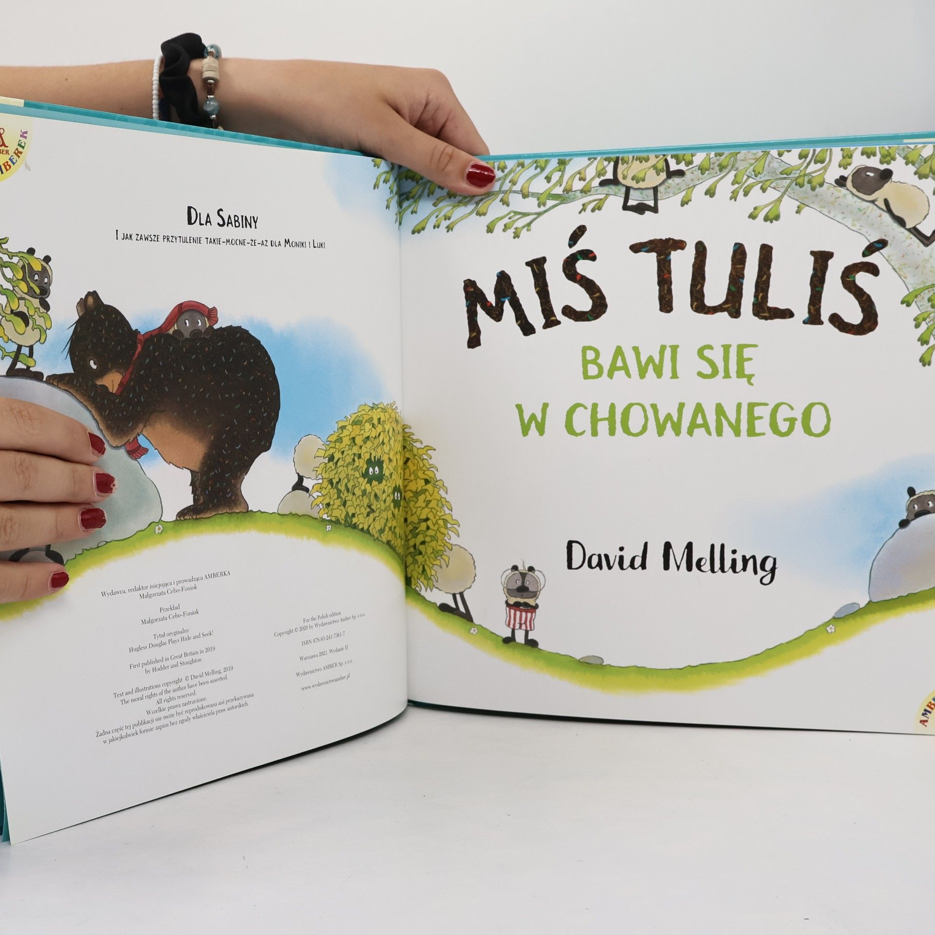 David Melling Seria Nr 1 na świecie: Miś Tuliś bawi się w chowanego